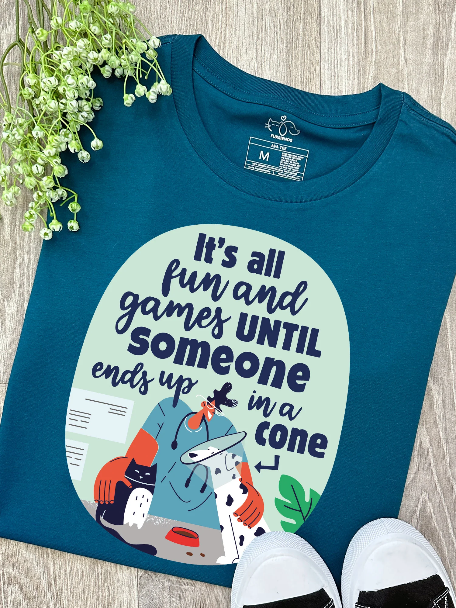 All Fun And Games Ava Women's Regular Fit Tee - Image 2