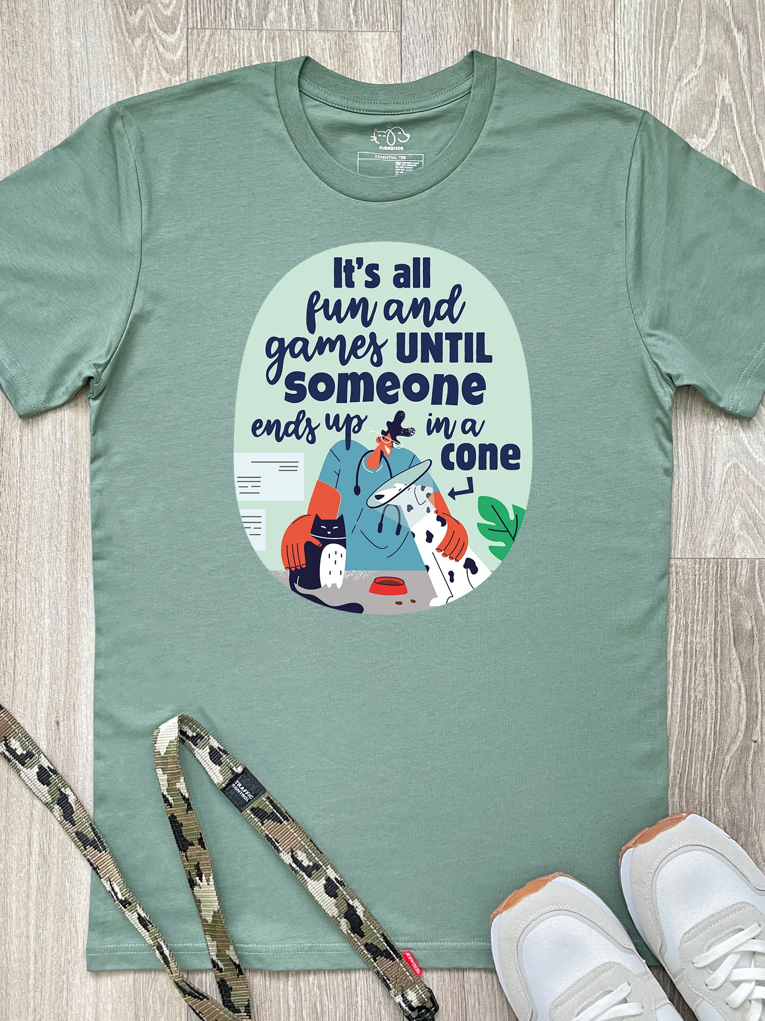 All Fun And Games Essential Unisex Tee - Image 5
