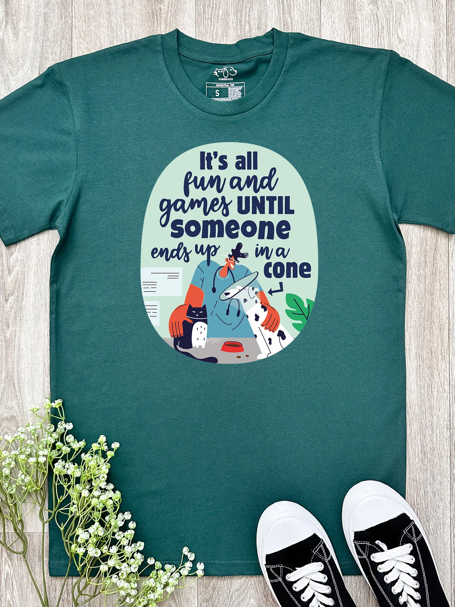 All Fun And Games Essential Unisex Tee - Image 8
