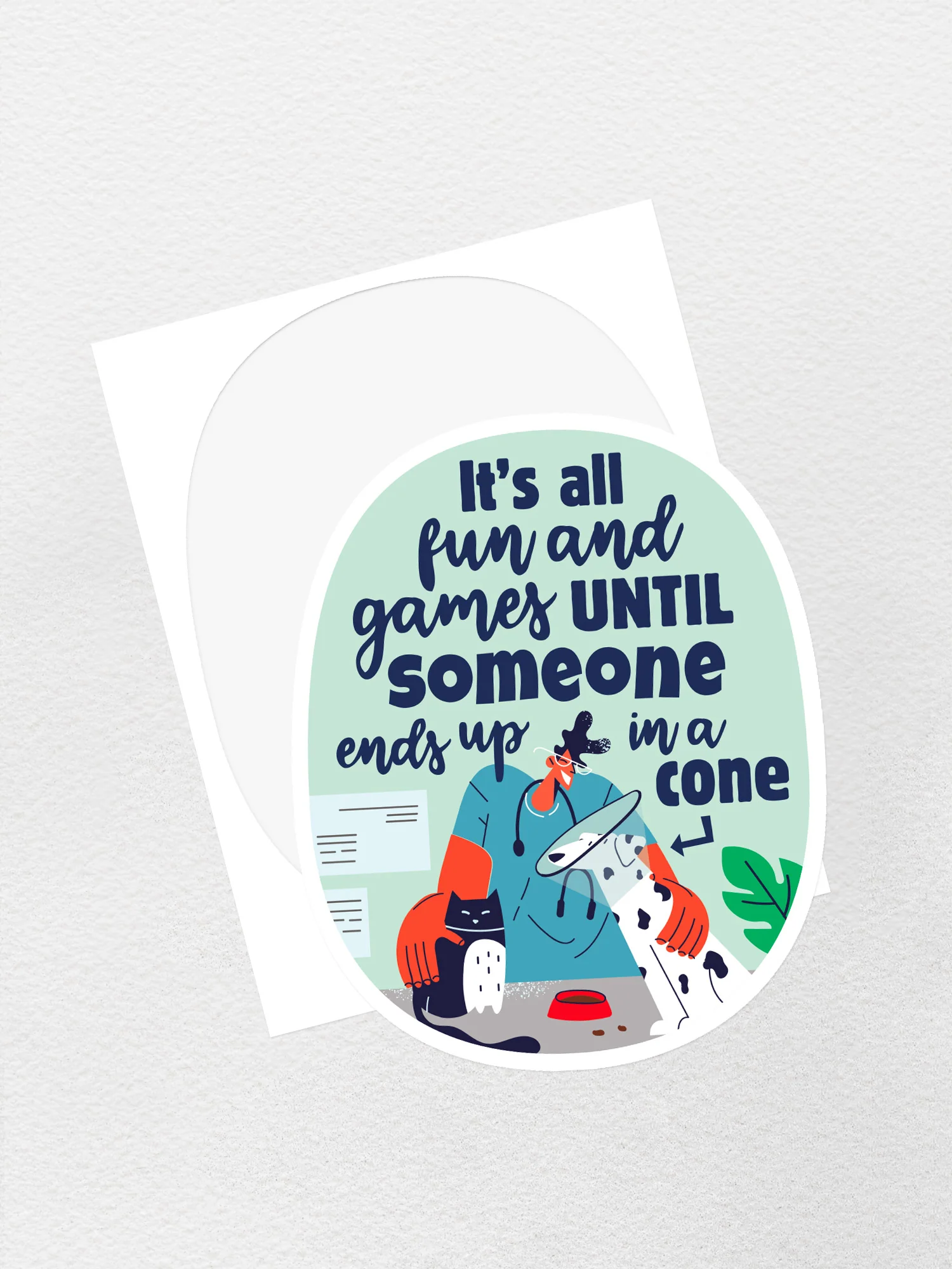 All Fun And Games Sticker - Image 3