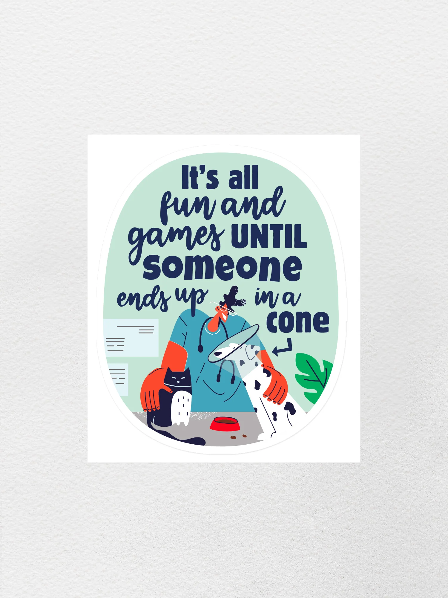All Fun And Games Sticker - Image 4