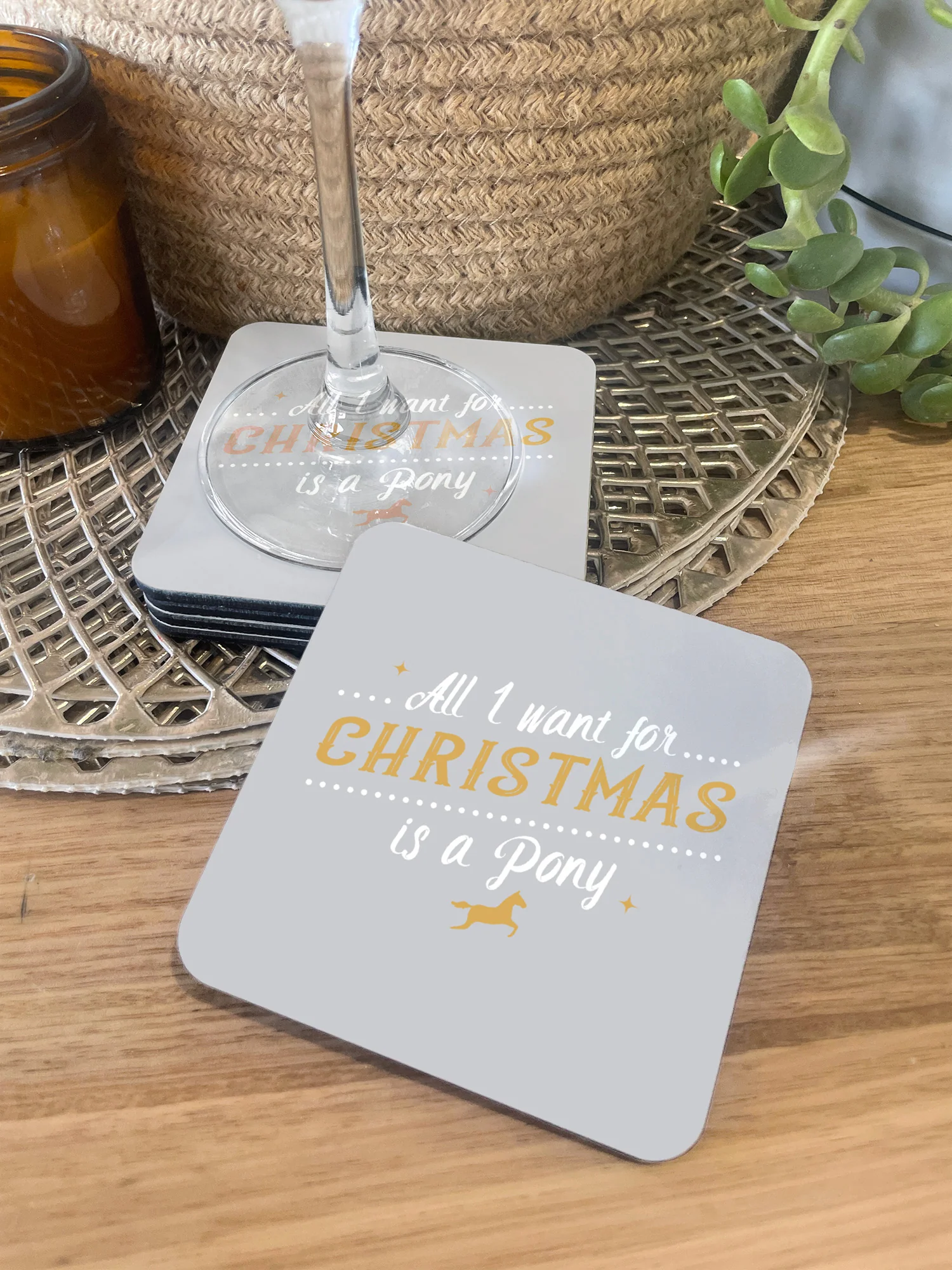 All I Want For Christmas Is A Pony Coaster - Image 3