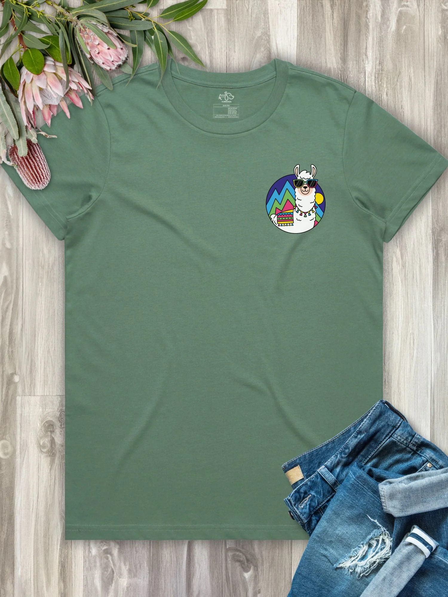 Alpaca My Bags Ava Women's Regular Fit Tee - Image 9