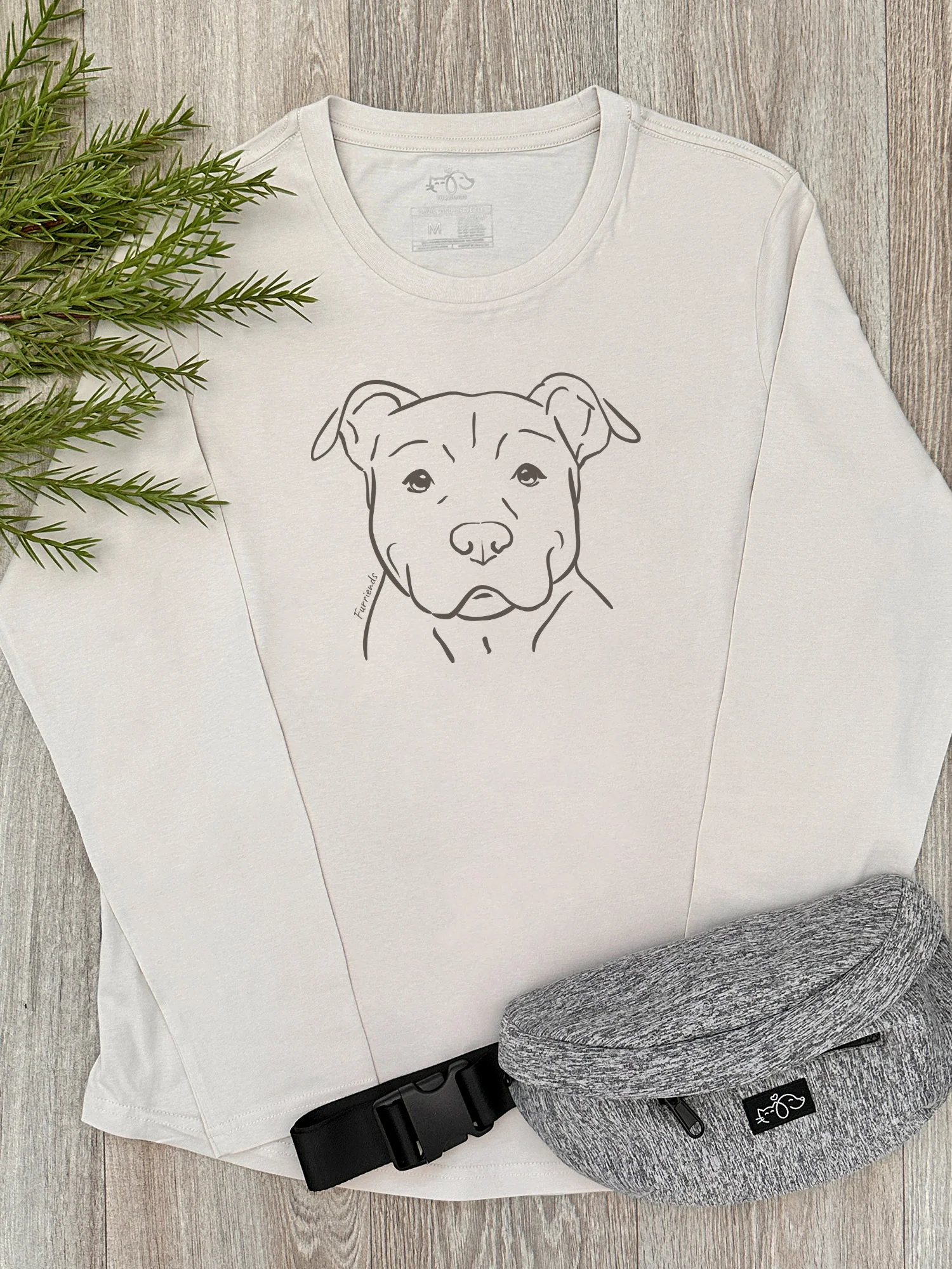 American Staffordshire Terrier Olivia Women's Long Sleeve T-Shirt - Image 2