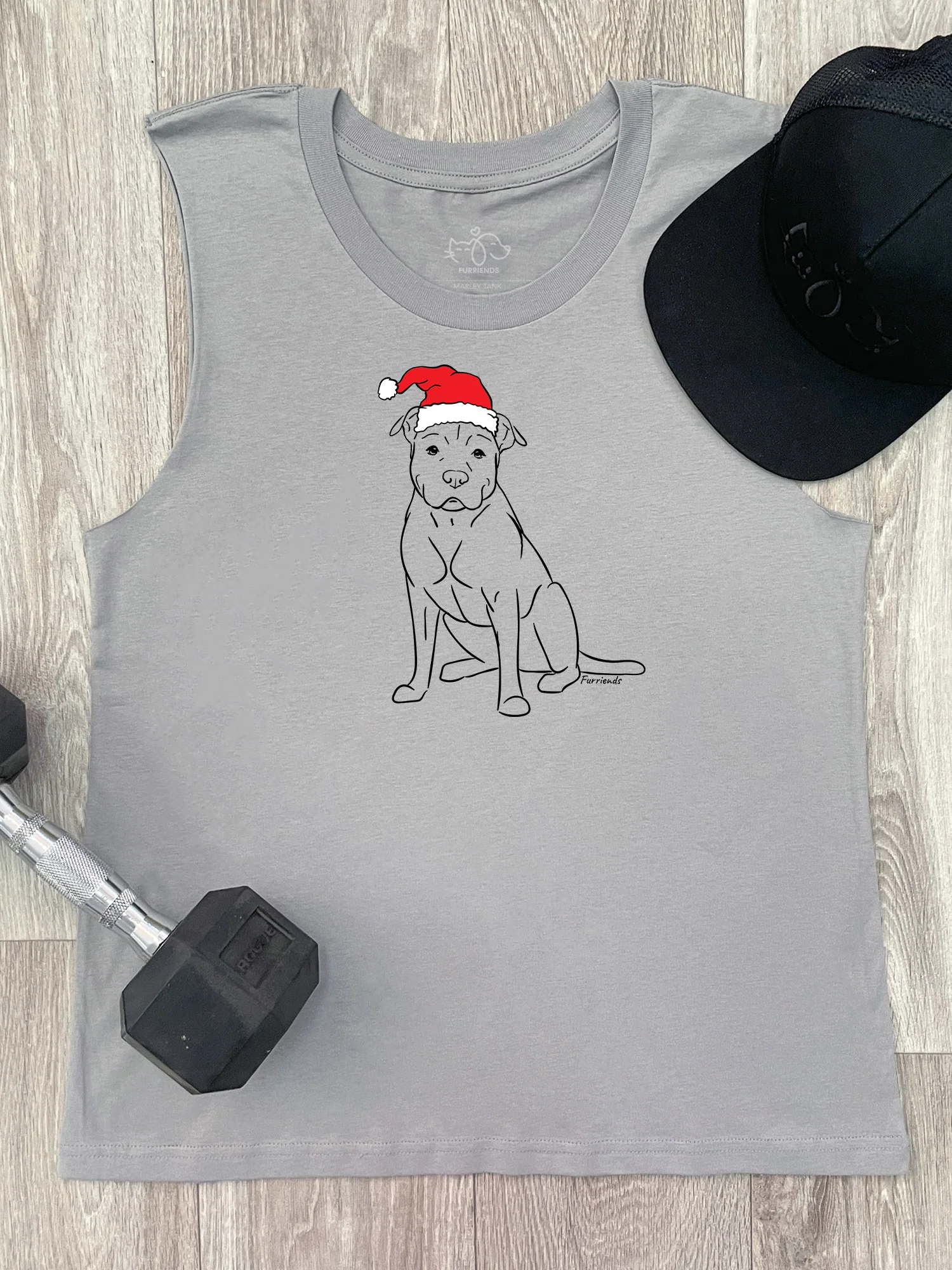 American Staffordshire Terrier Christmas Edition Marley Tank - Image 4