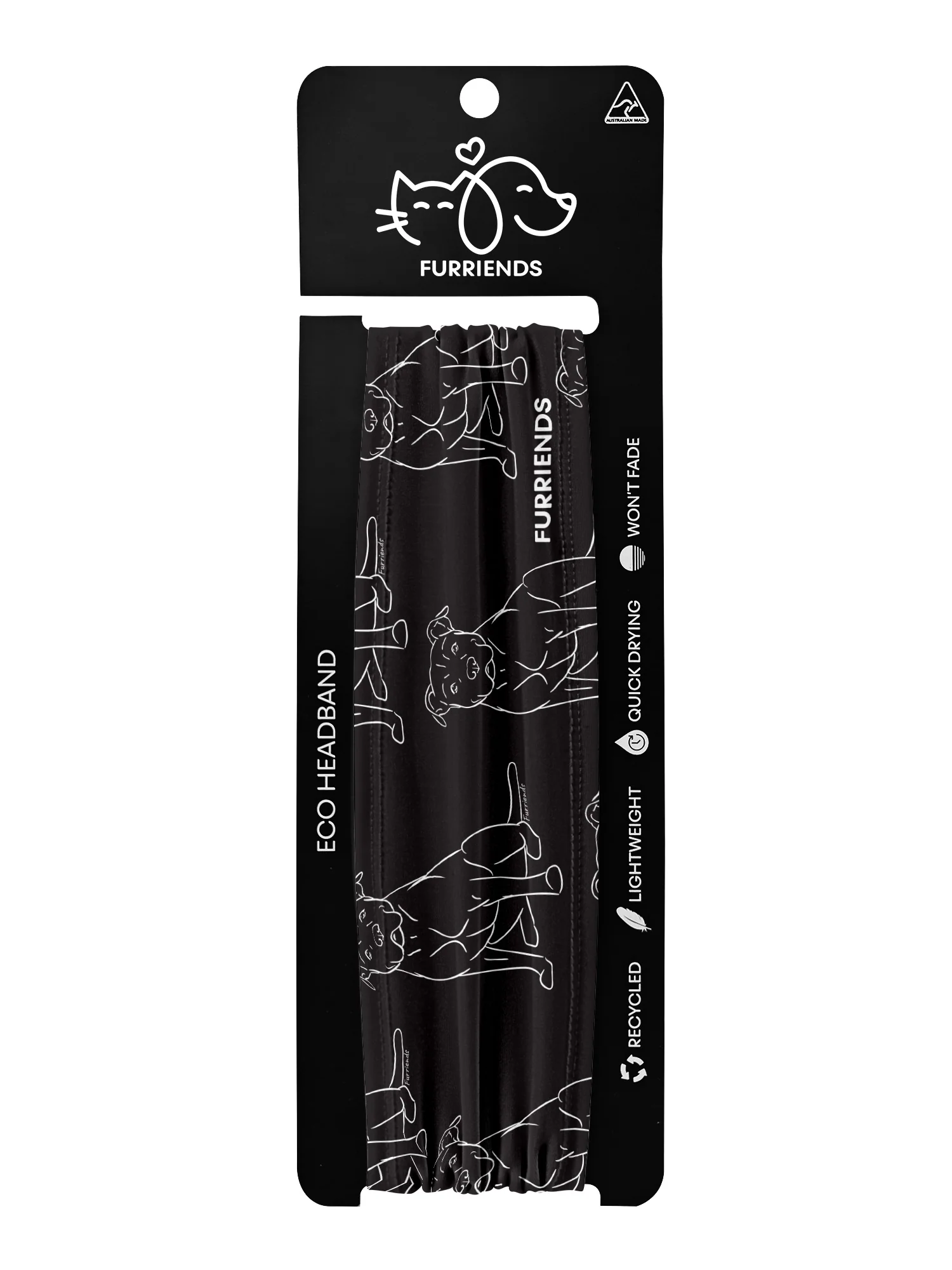 American Staffordshire Terrier Eco Performance Headband - Image 10