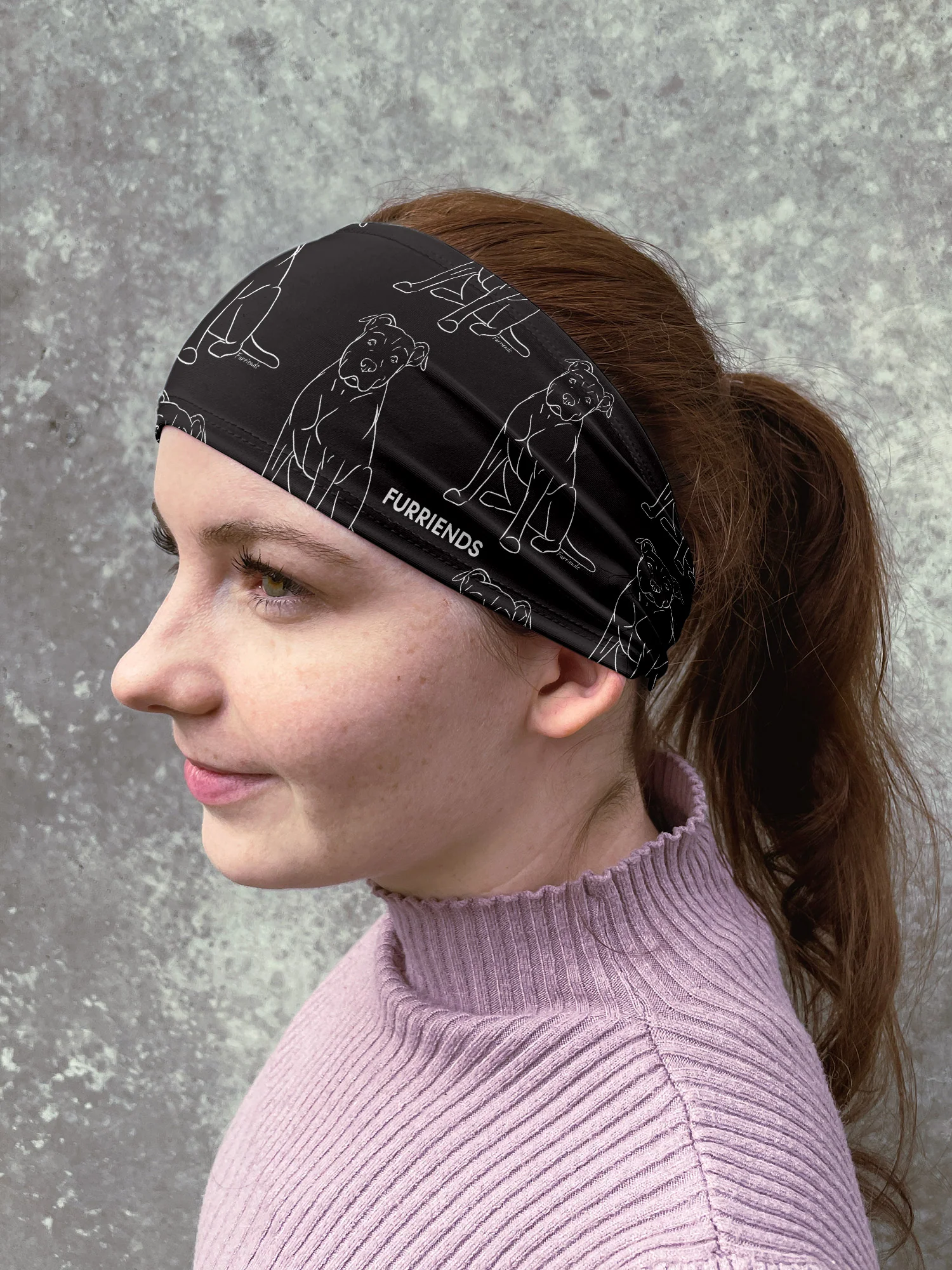 American Staffordshire Terrier Eco Performance Headband - Image 13