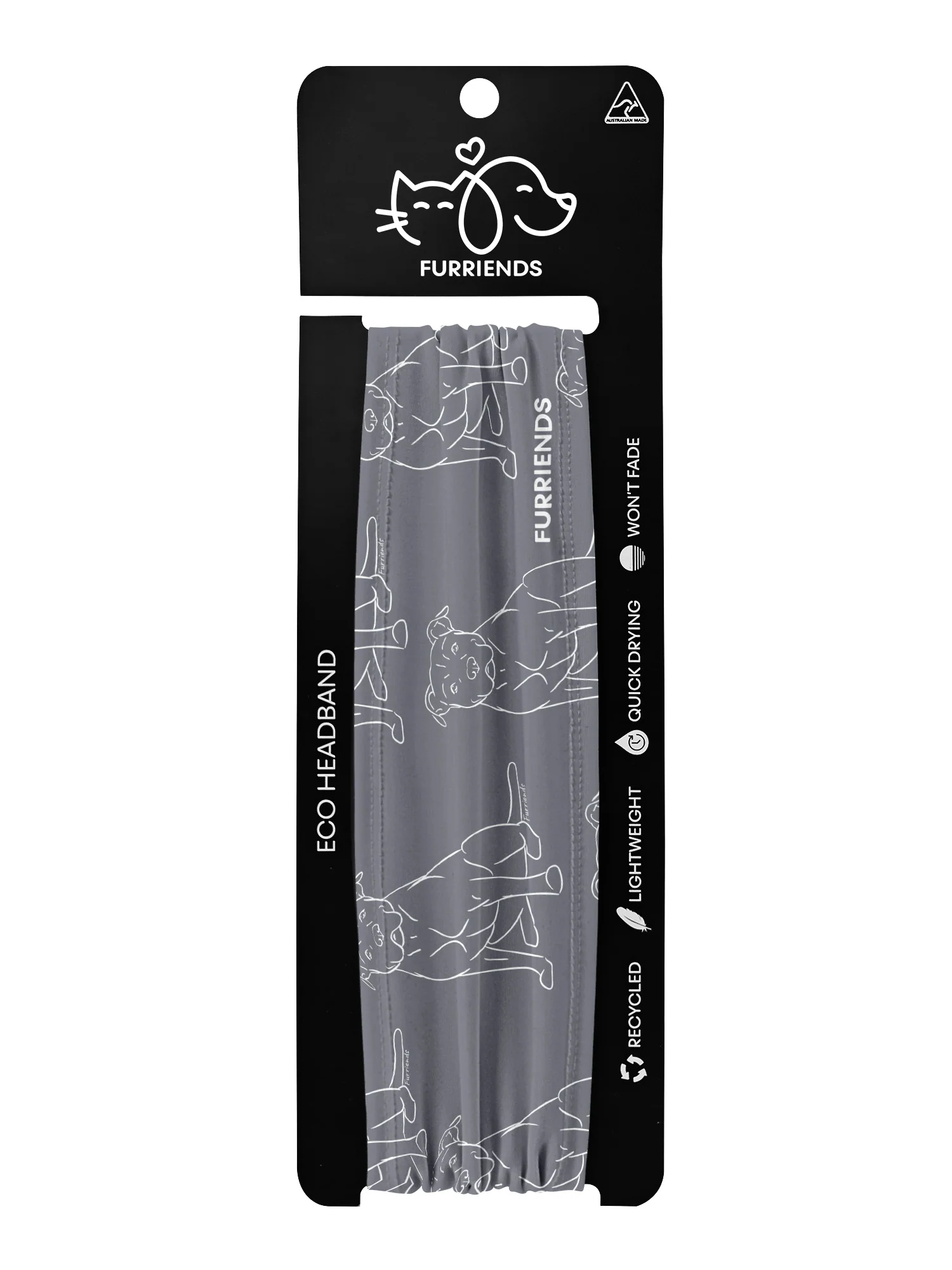 American Staffordshire Terrier Eco Performance Headband - Image 9