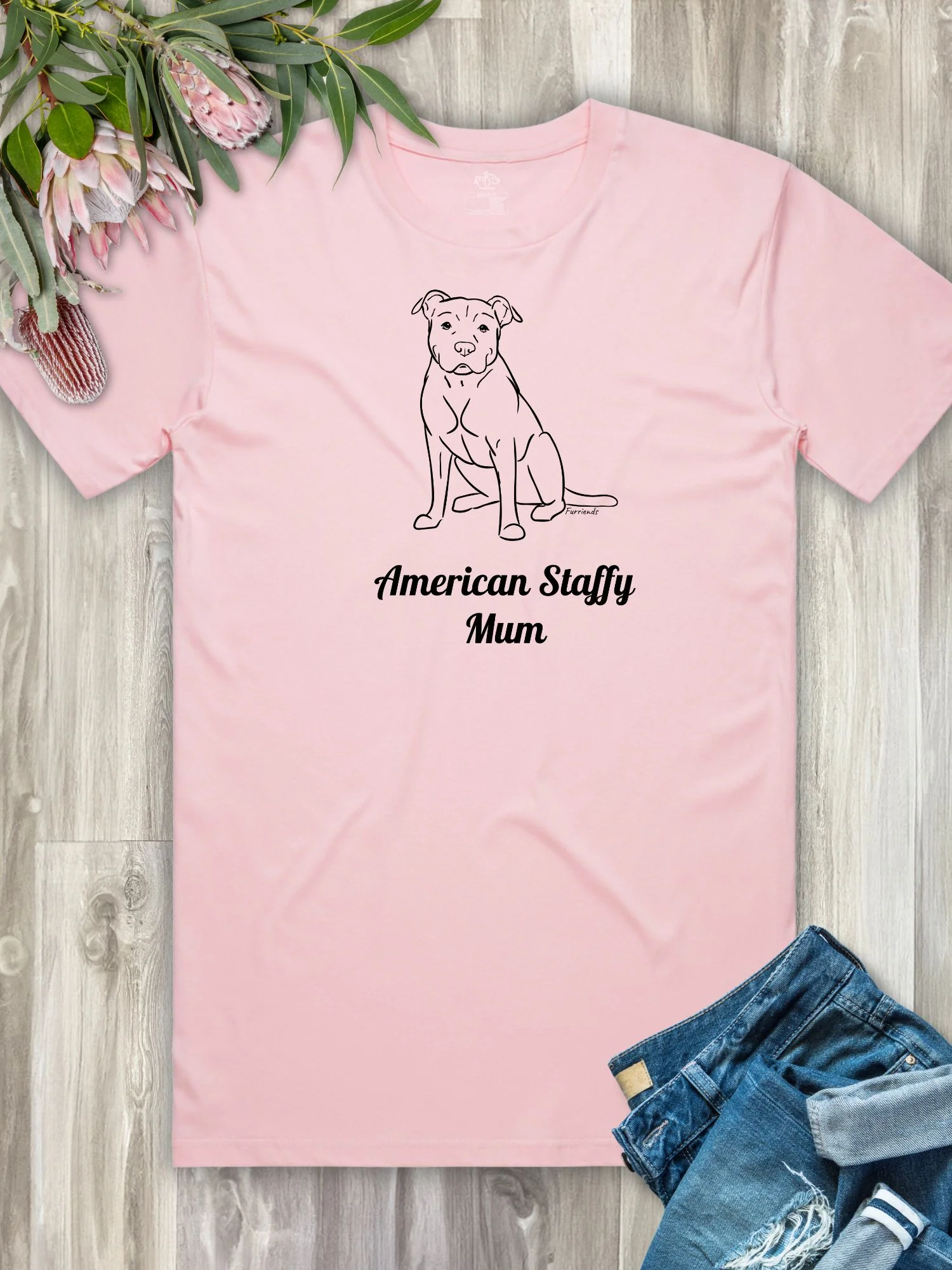 American Staffy Mum Regular Fit T-Shirt - Image 13