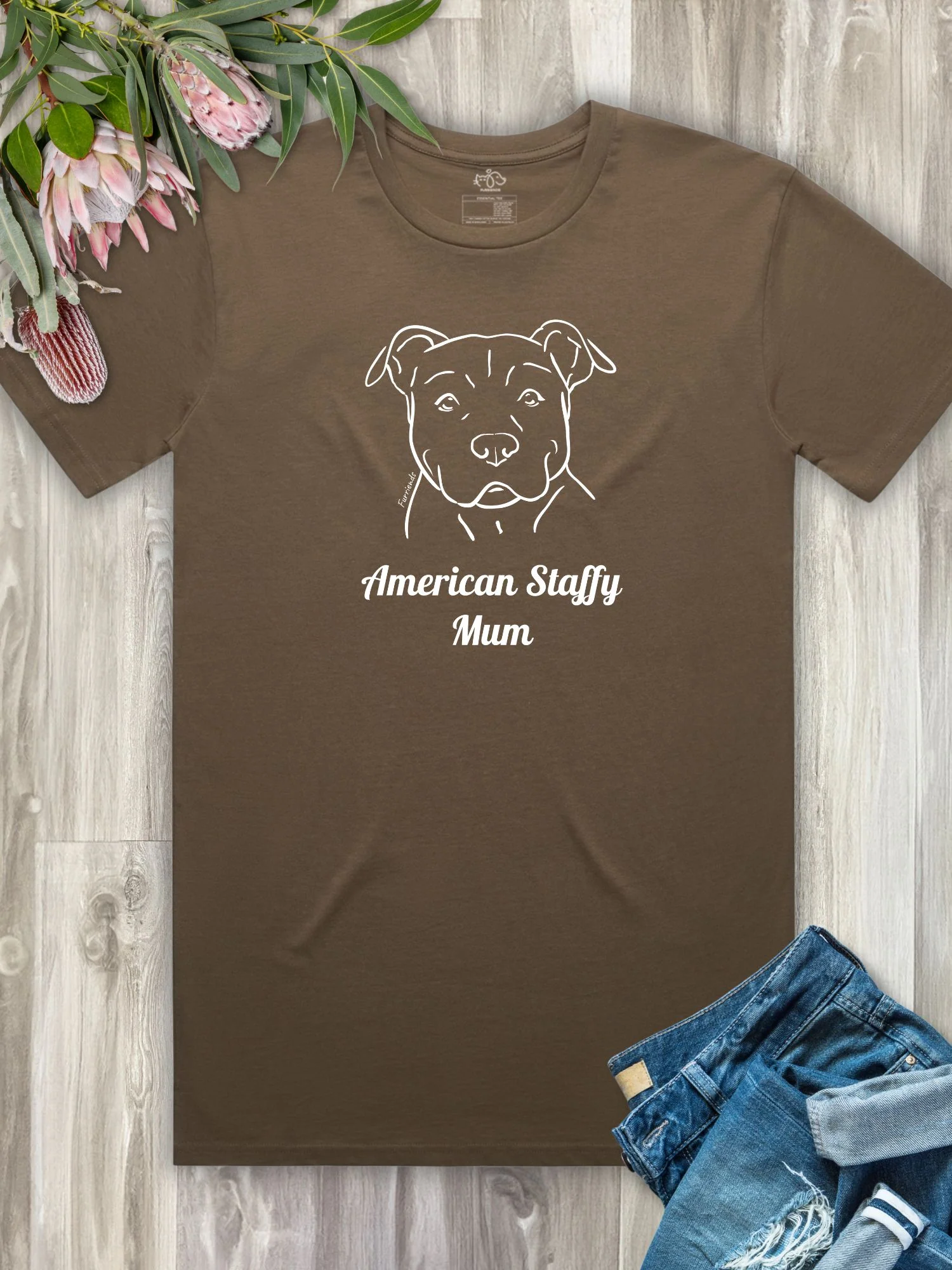 American Staffy Mum Regular Fit T-Shirt - Image 14