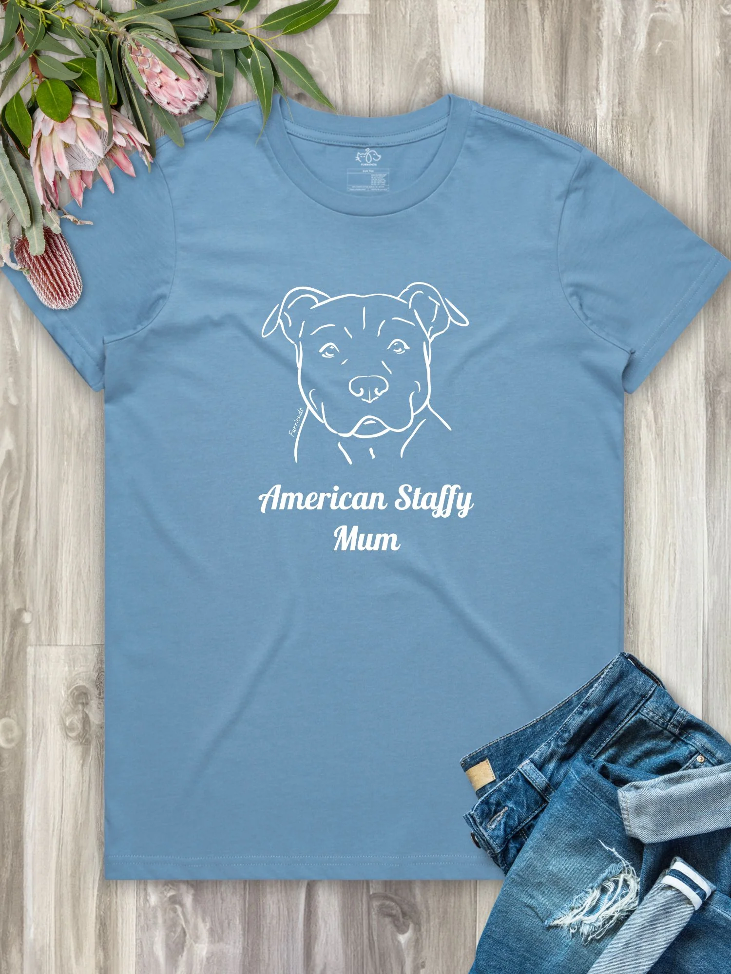 American Staffy Mum Regular Fit T-Shirt - Image 3