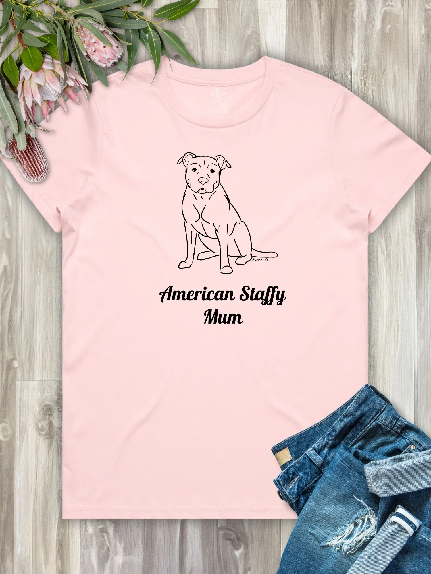 American Staffy Mum Regular Fit T-Shirt - Image 6