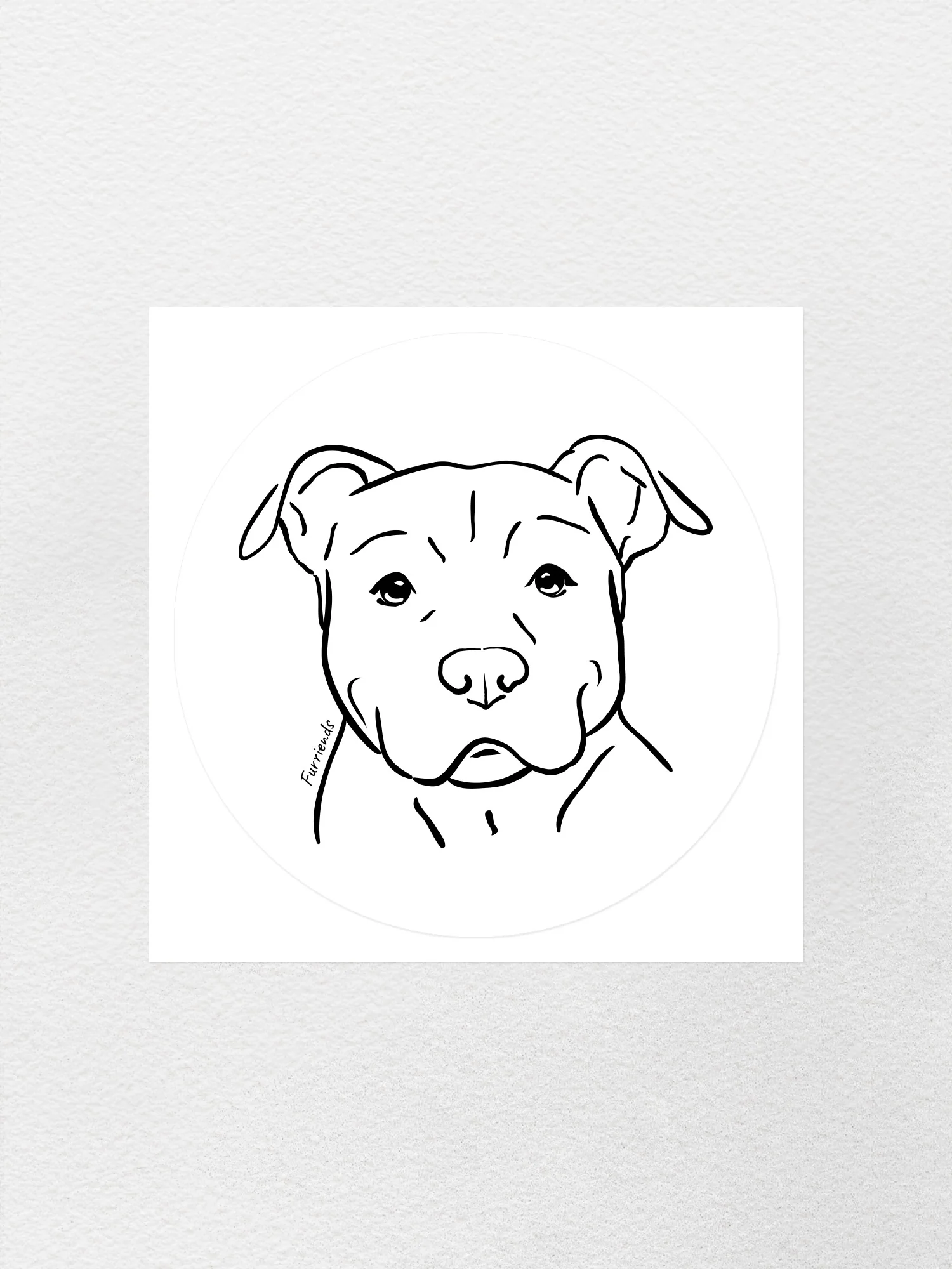 American Staffordshire Terrier Sticker - Image 6