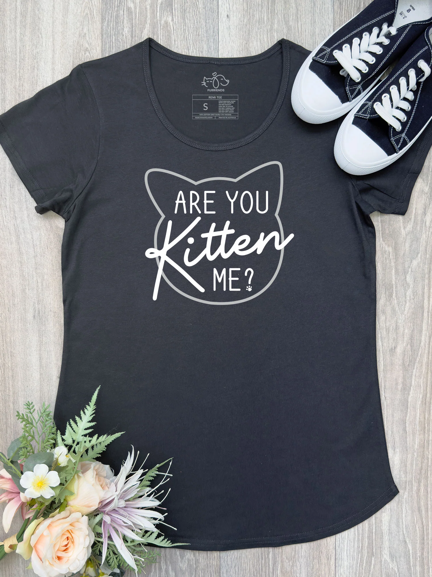 Are You Kitten Me? Remi Women's Tee - Image 3