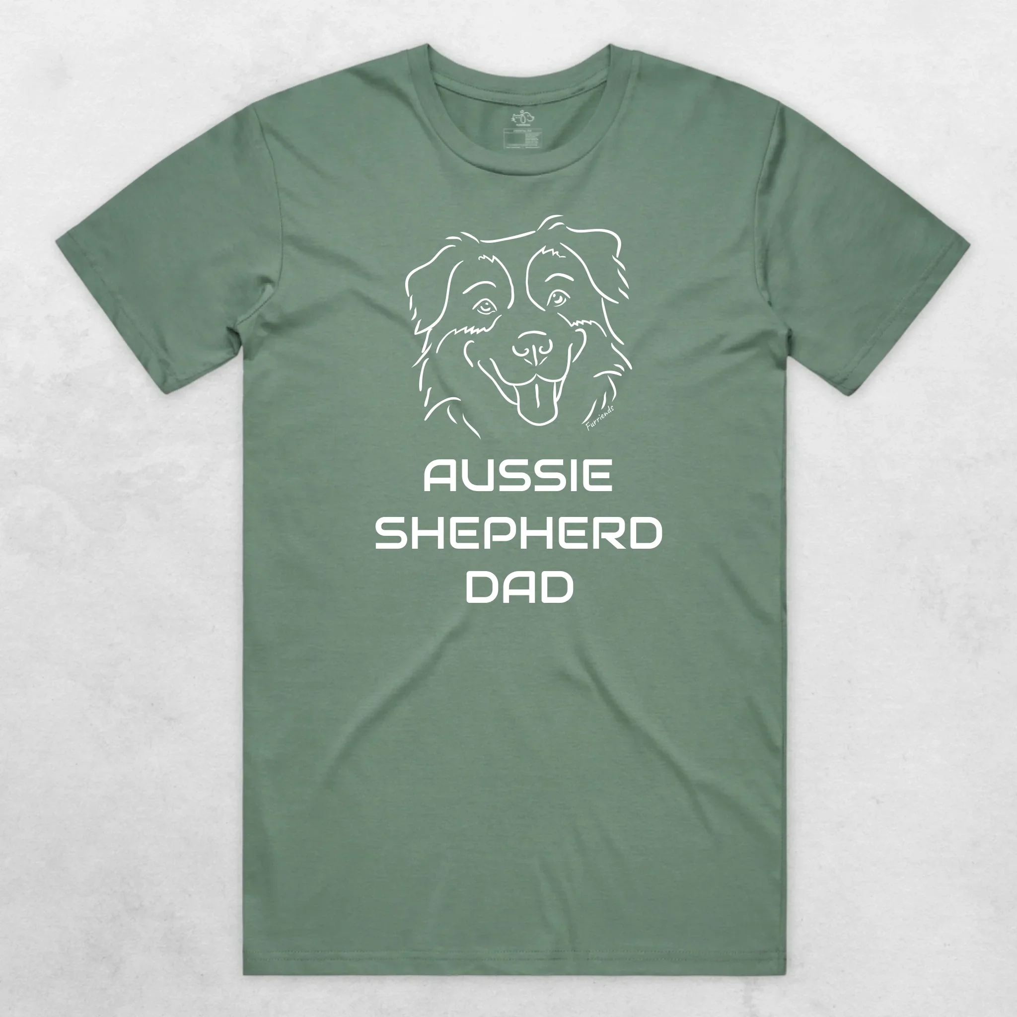 Aussie Shepherd Dad Regular Fit-T-Shirt - Image 6