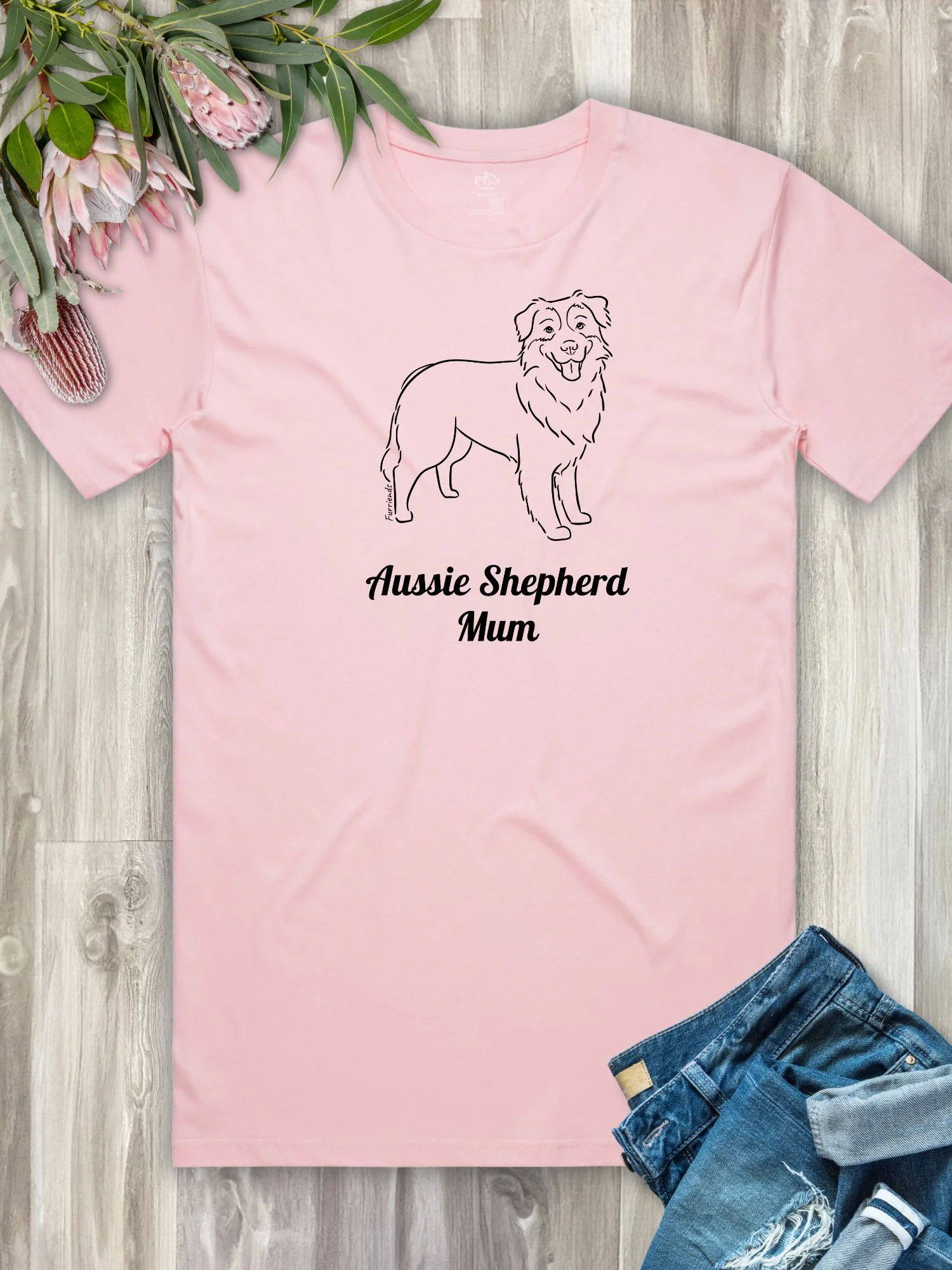 Aussie Shepherd Mum Regular Fit T-shirt - Image 13