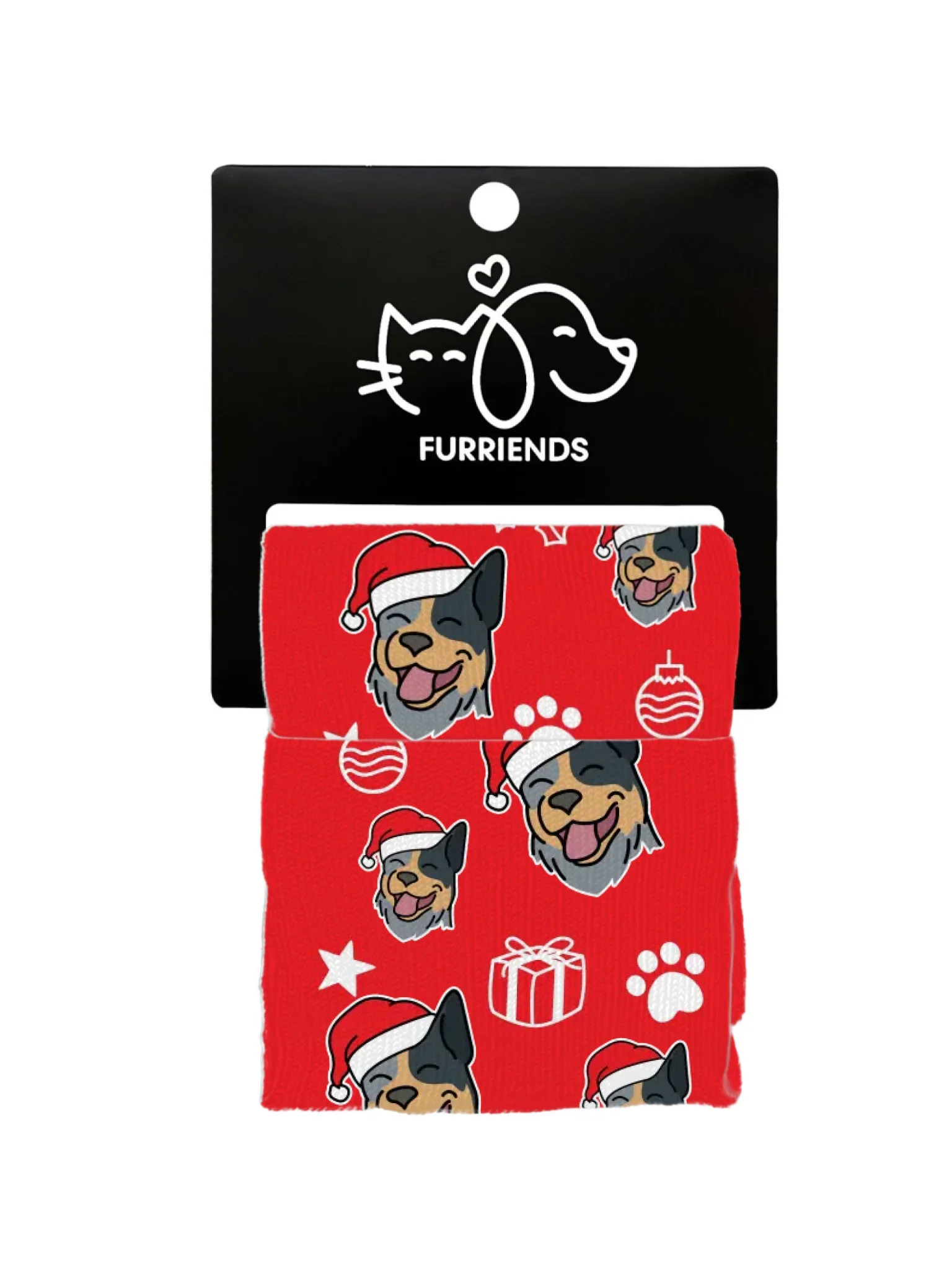 Australian Cattle Dog ColourPop Christmas Edition Socks - Image 4