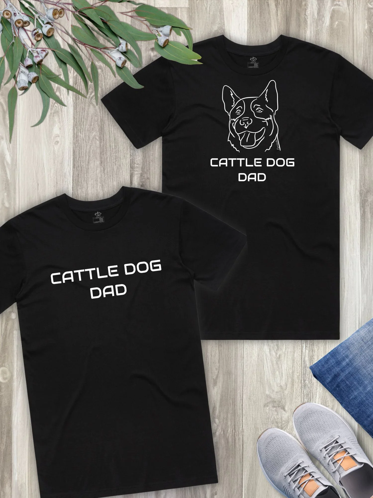 Australian Cattle Dog Dad Regular Fit-T-Shirt