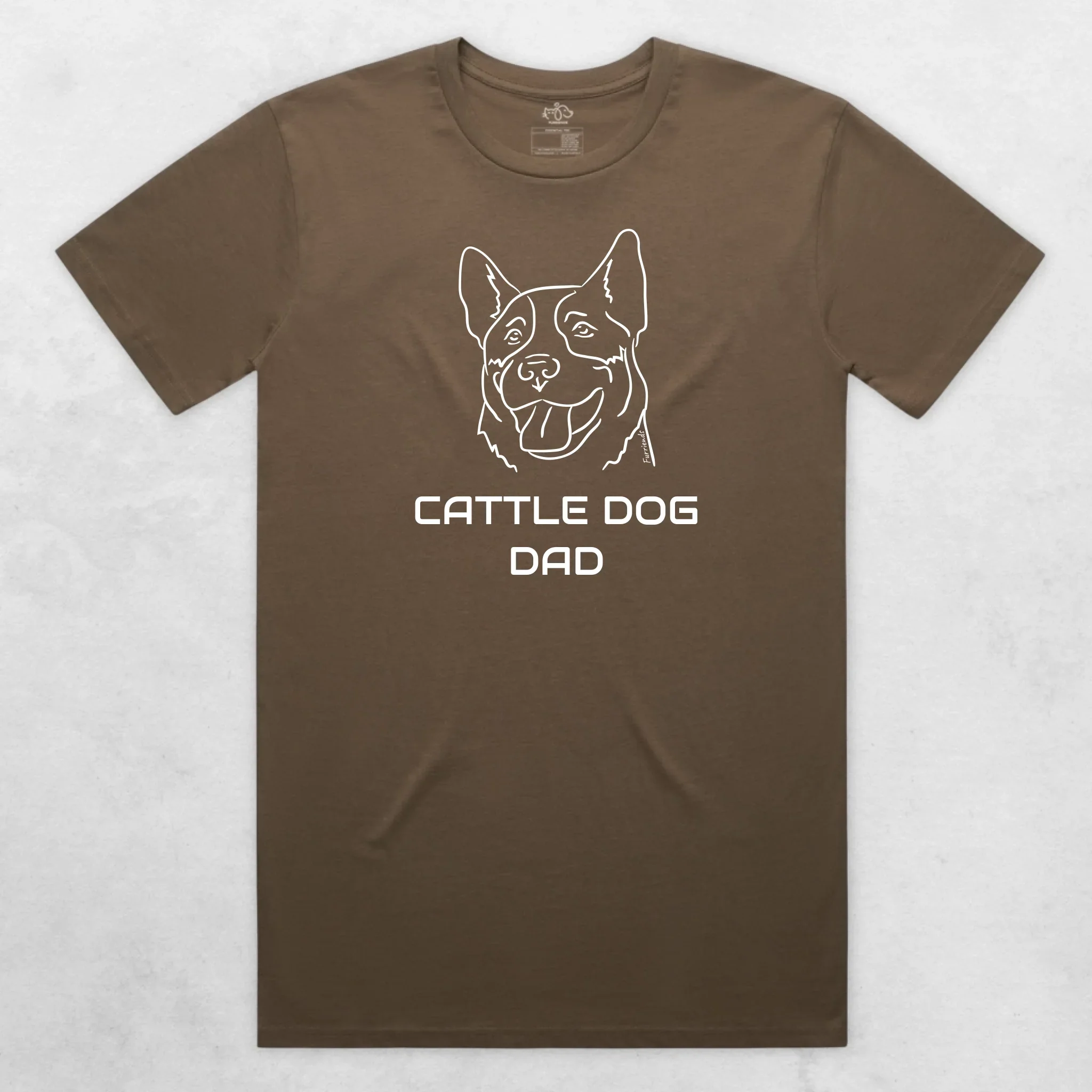 Australian Cattle Dog Dad Regular Fit-T-Shirt - Image 7