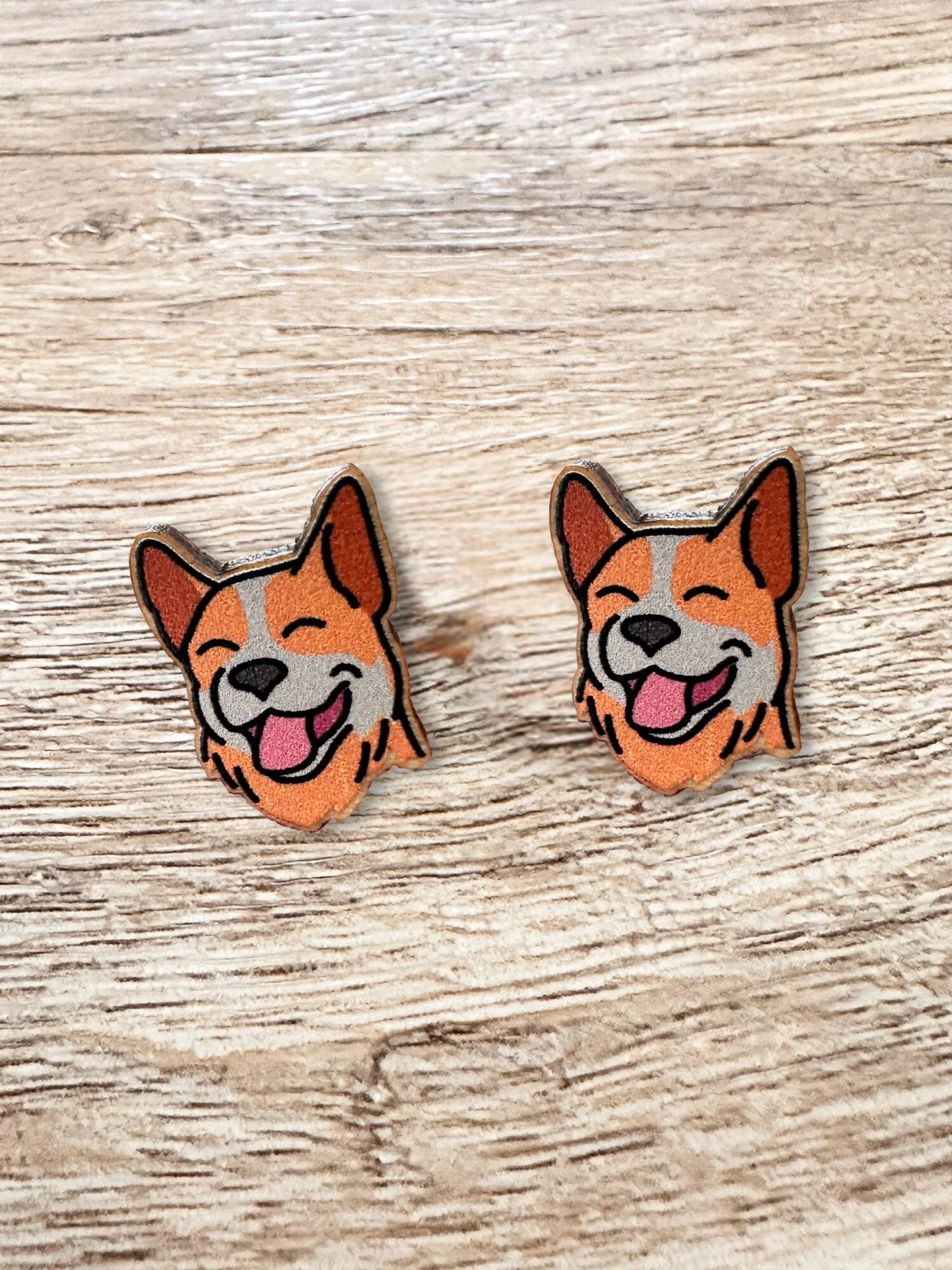 Australian Cattle Dog ColourPop Stud Earrings - Image 2