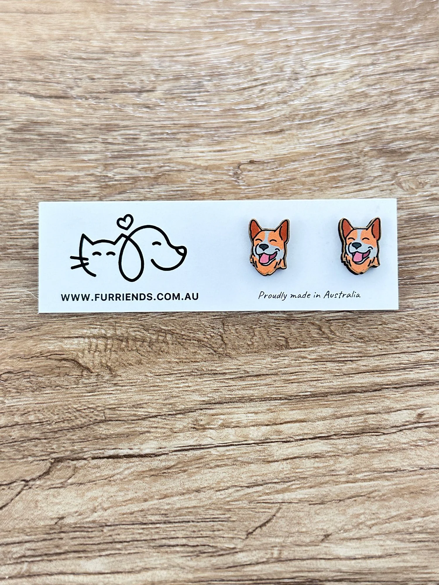 Australian Cattle Dog ColourPop Stud Earrings - Image 3