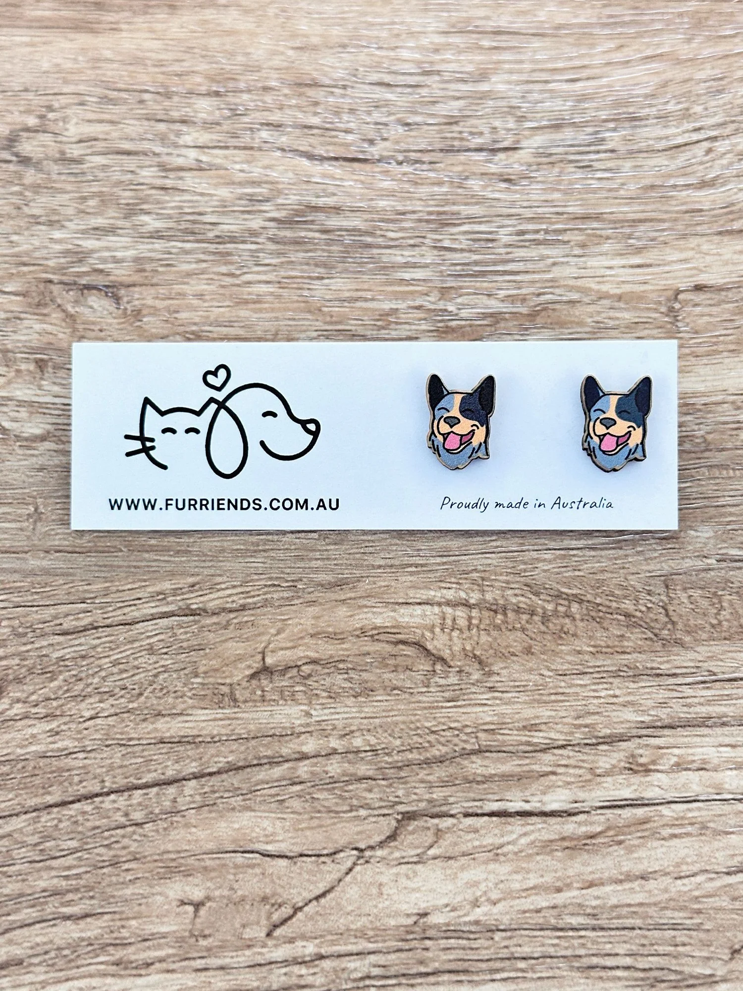 Australian Cattle Dog ColourPop Stud Earrings - Image 4