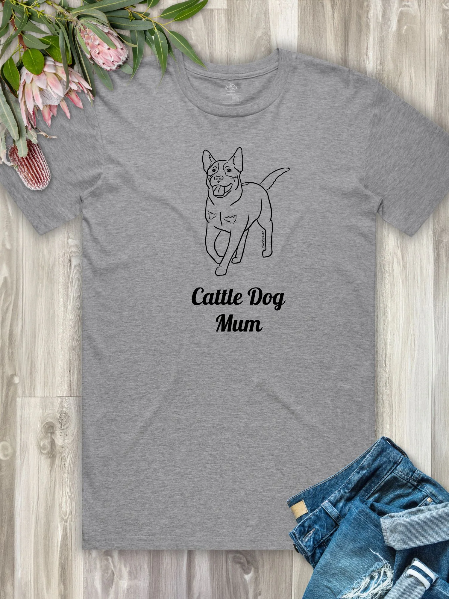 Australian Cattle Dog Mum Regular Fit T-shirt - Image 11