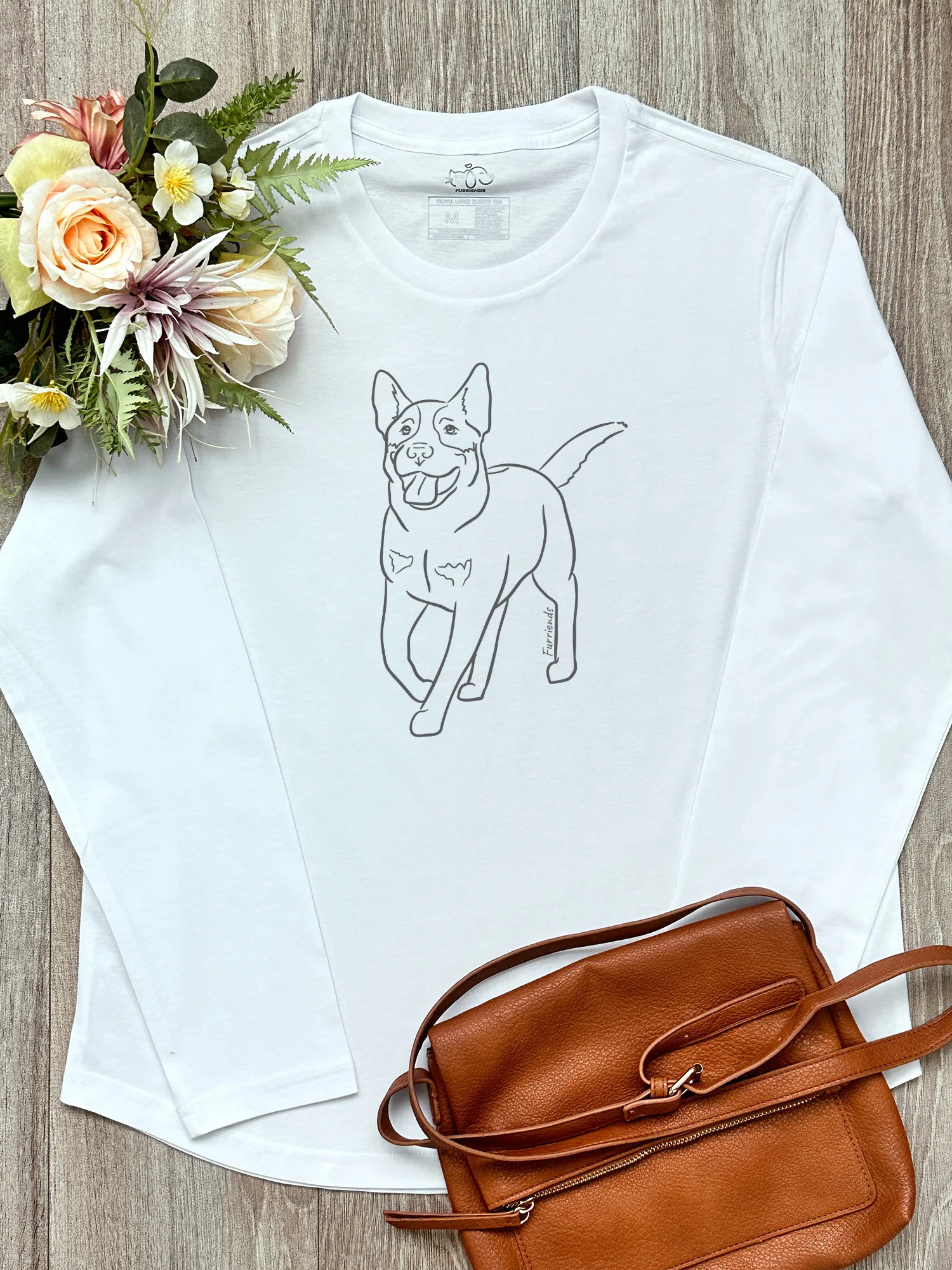 Australian Cattle Dog Olivia Women's Long Sleeve T-Shirt - Image 3