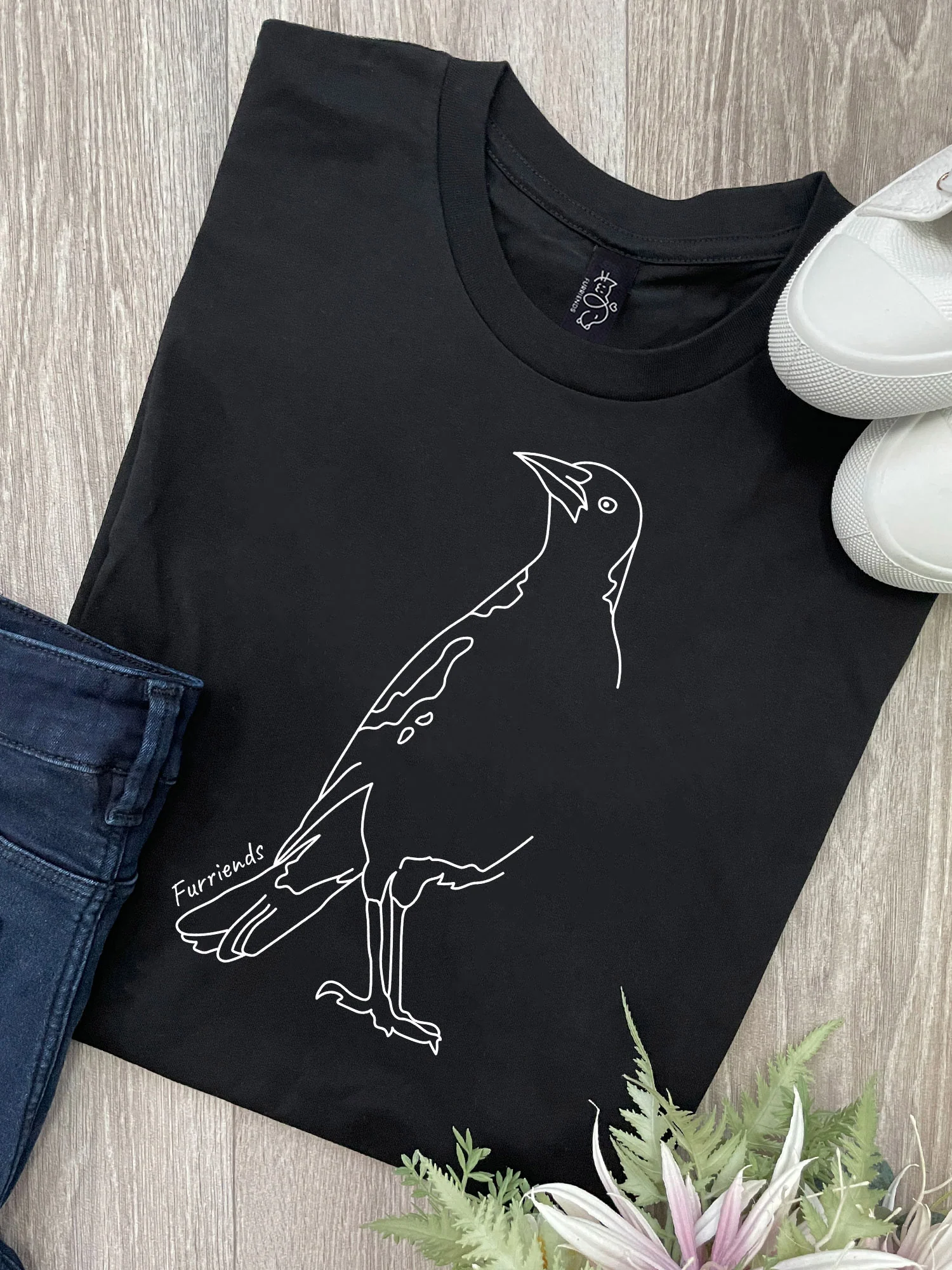 Australian Magpie Ava Women's Regular Fit Tee - Image 3