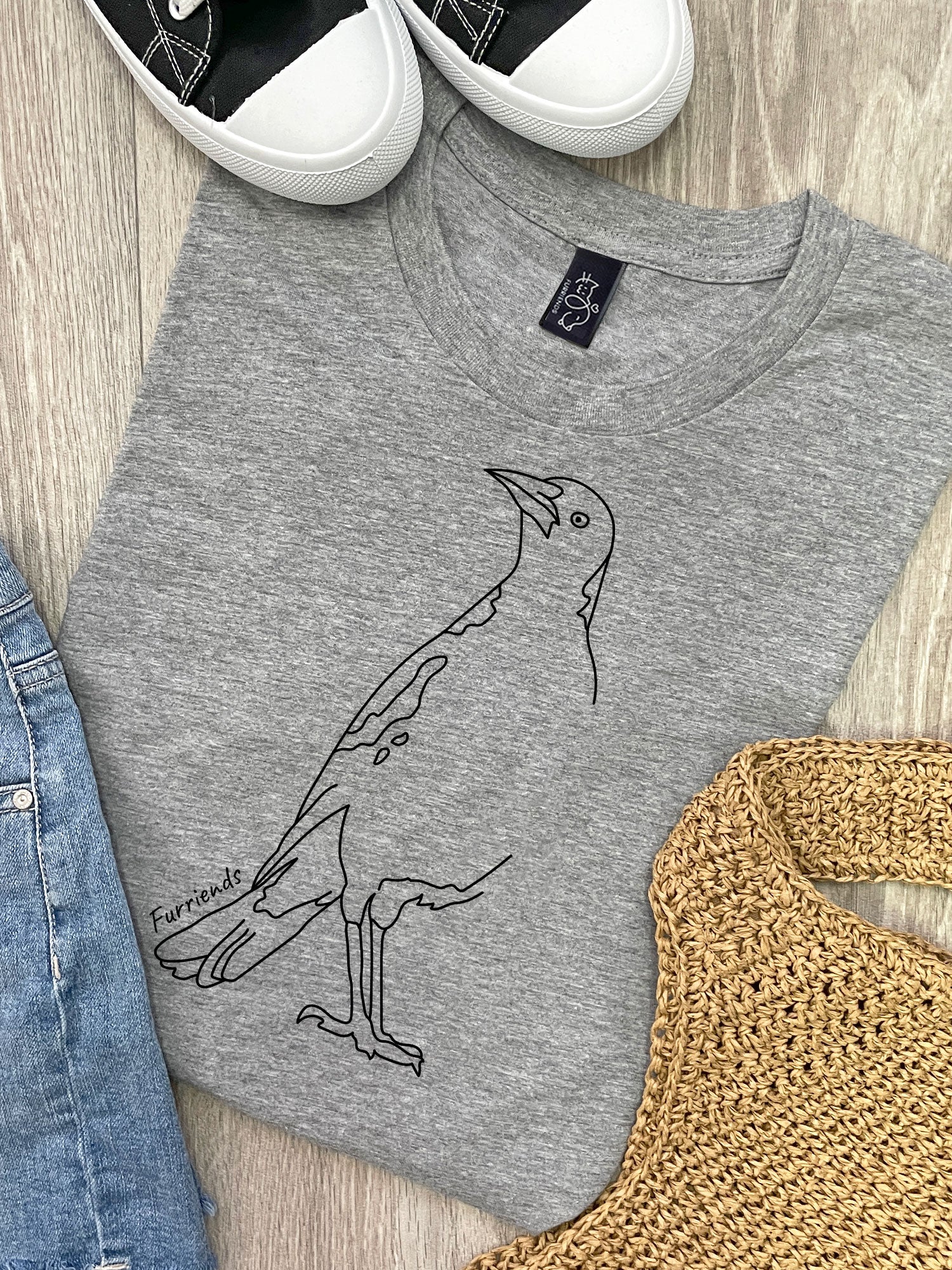 Australian Magpie Ava Women's Regular Fit Tee - Image 4