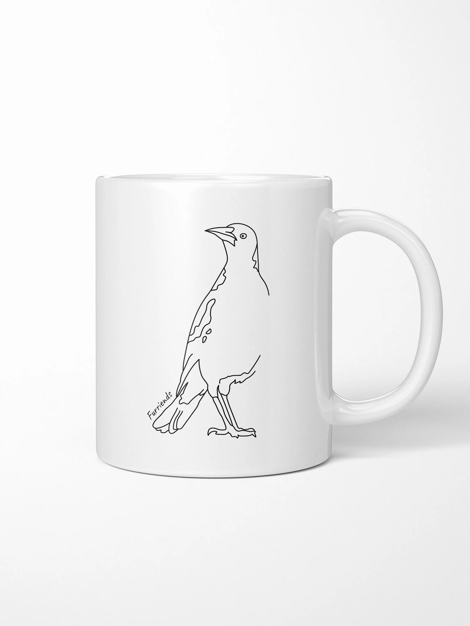 Australian Magpie Ceramic Mug - Image 2