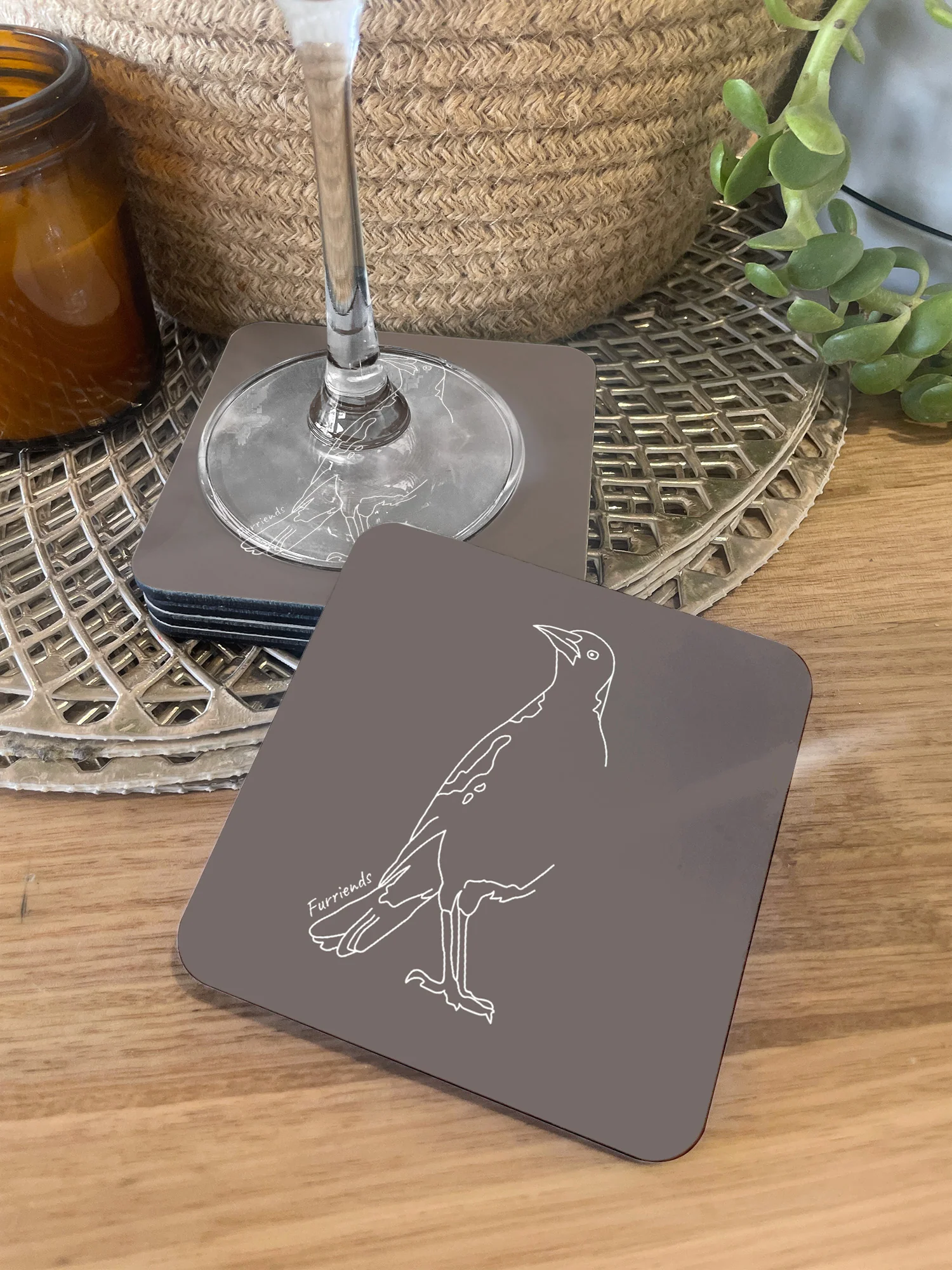 Australian Magpie Coaster - Image 4