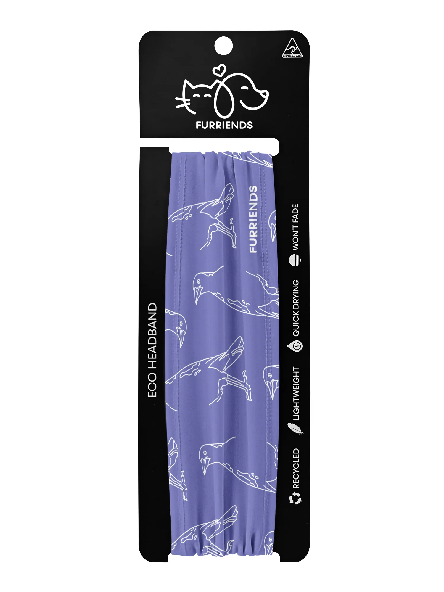 Australian Magpie Eco Performance Headband - Image 14