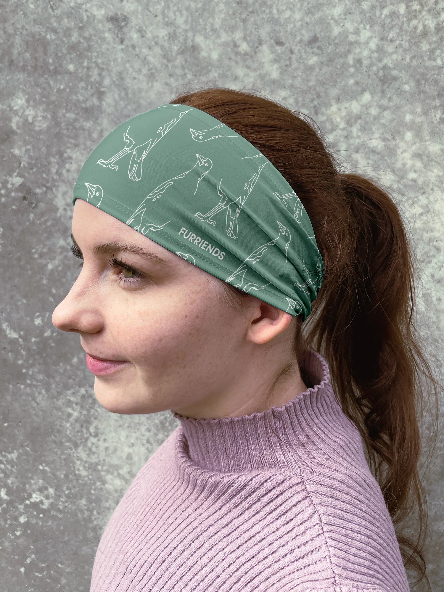Australian Magpie Eco Performance Headband - Image 6