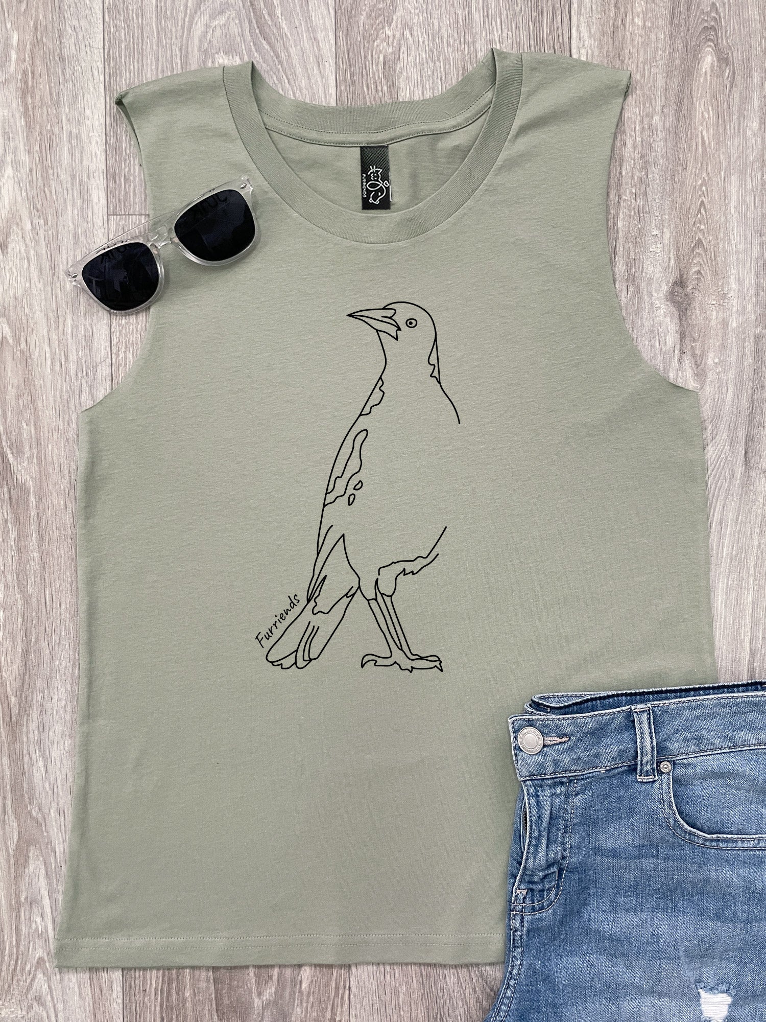 Australian Magpie Marley Tank - Image 2