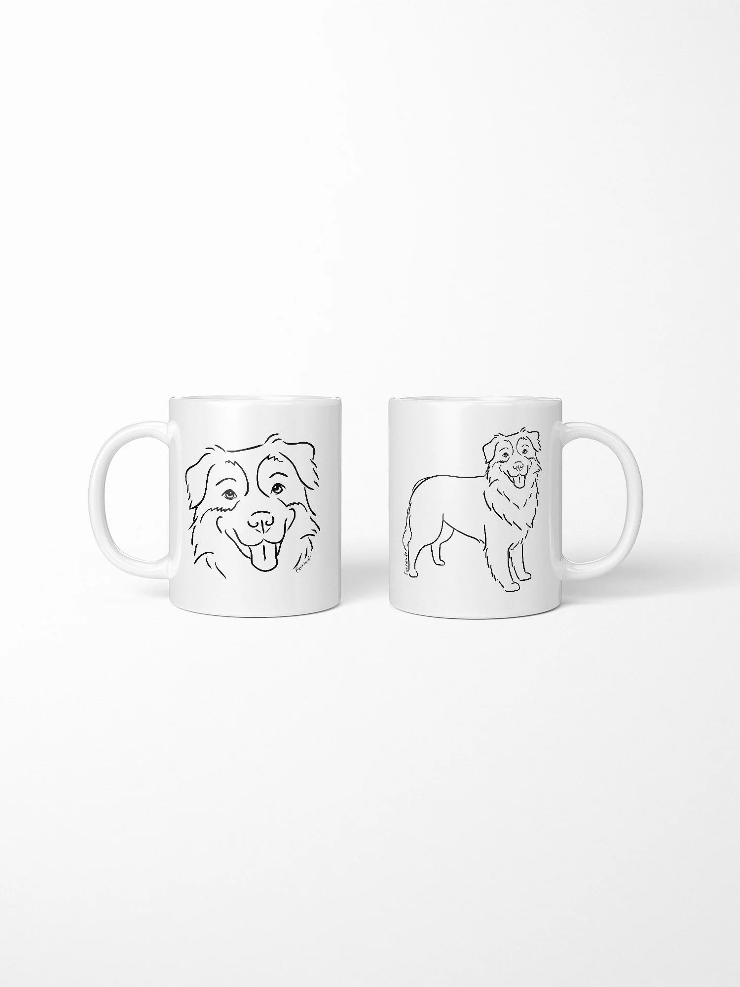 Australian Shepherd Ceramic Mug - Image 2