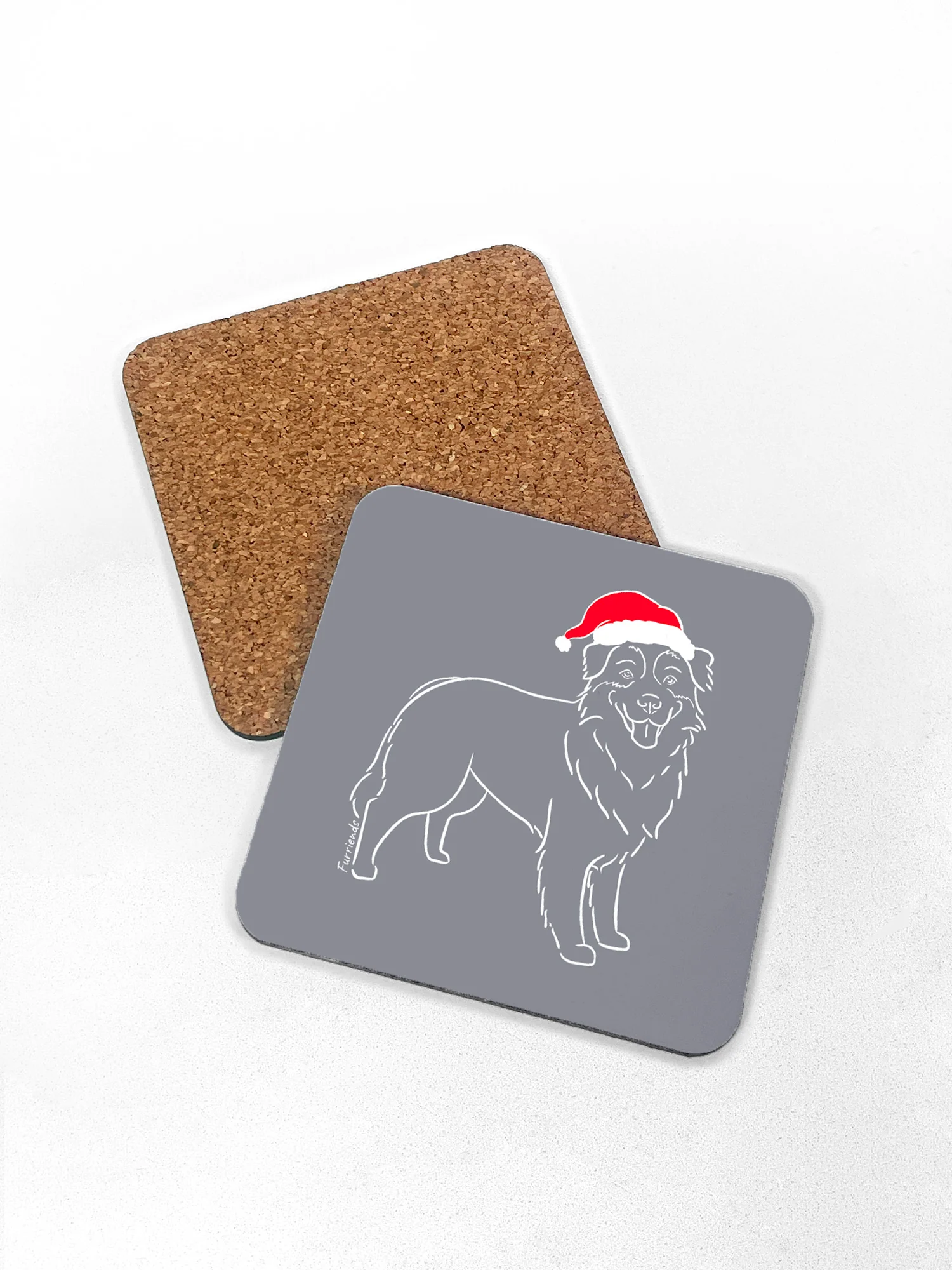 Australian Shepherd Christmas Edition Coaster - Image 6