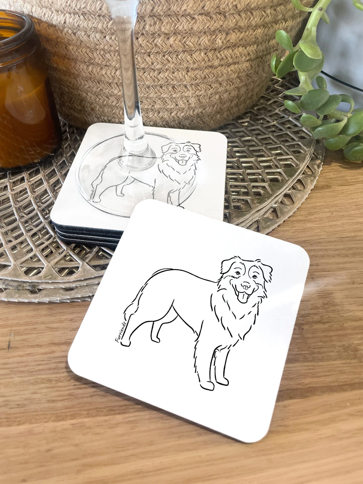 Australian Shepherd Coaster - Image 5