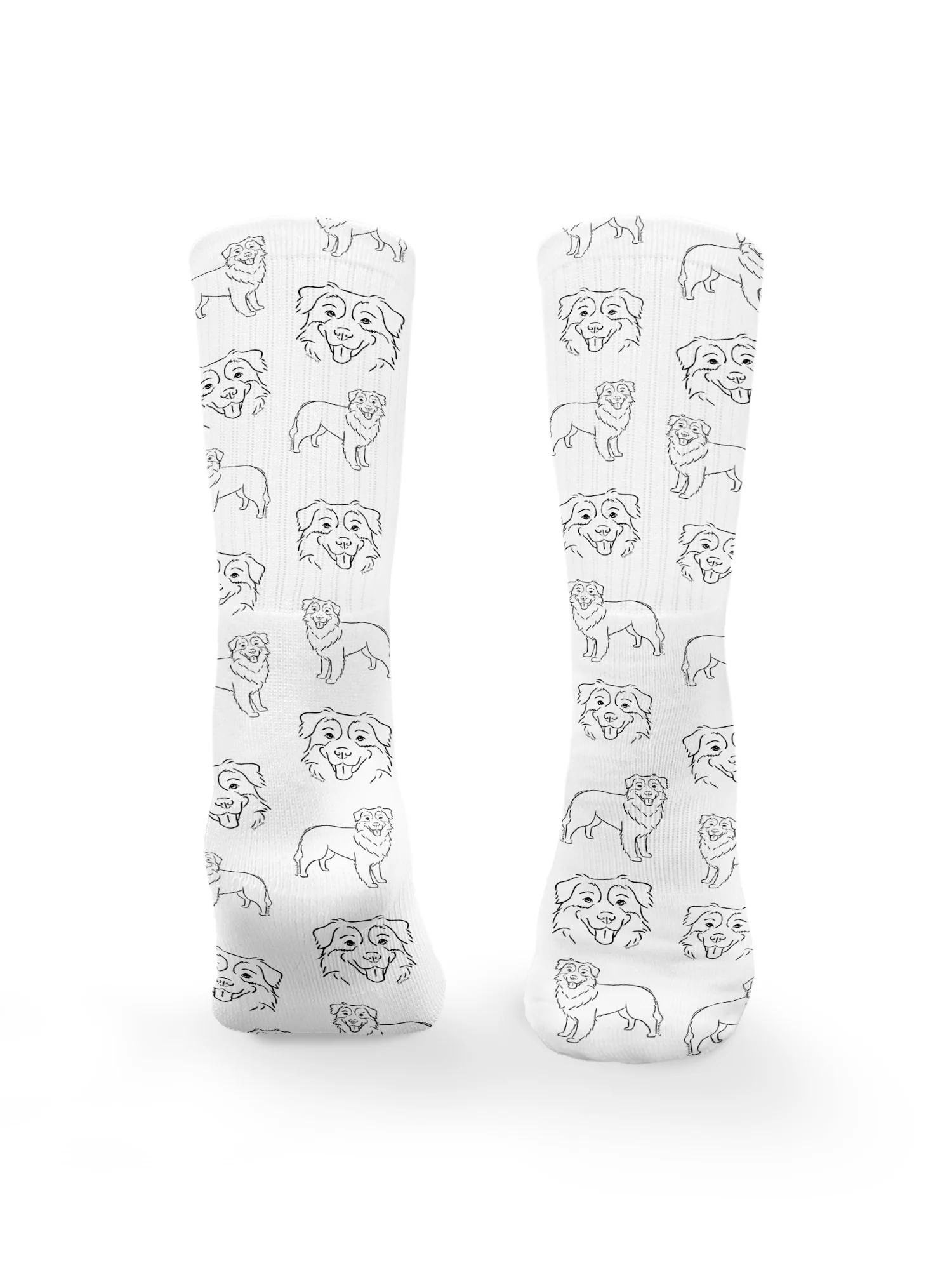 Australian Shepherd Crew Socks - Image 5