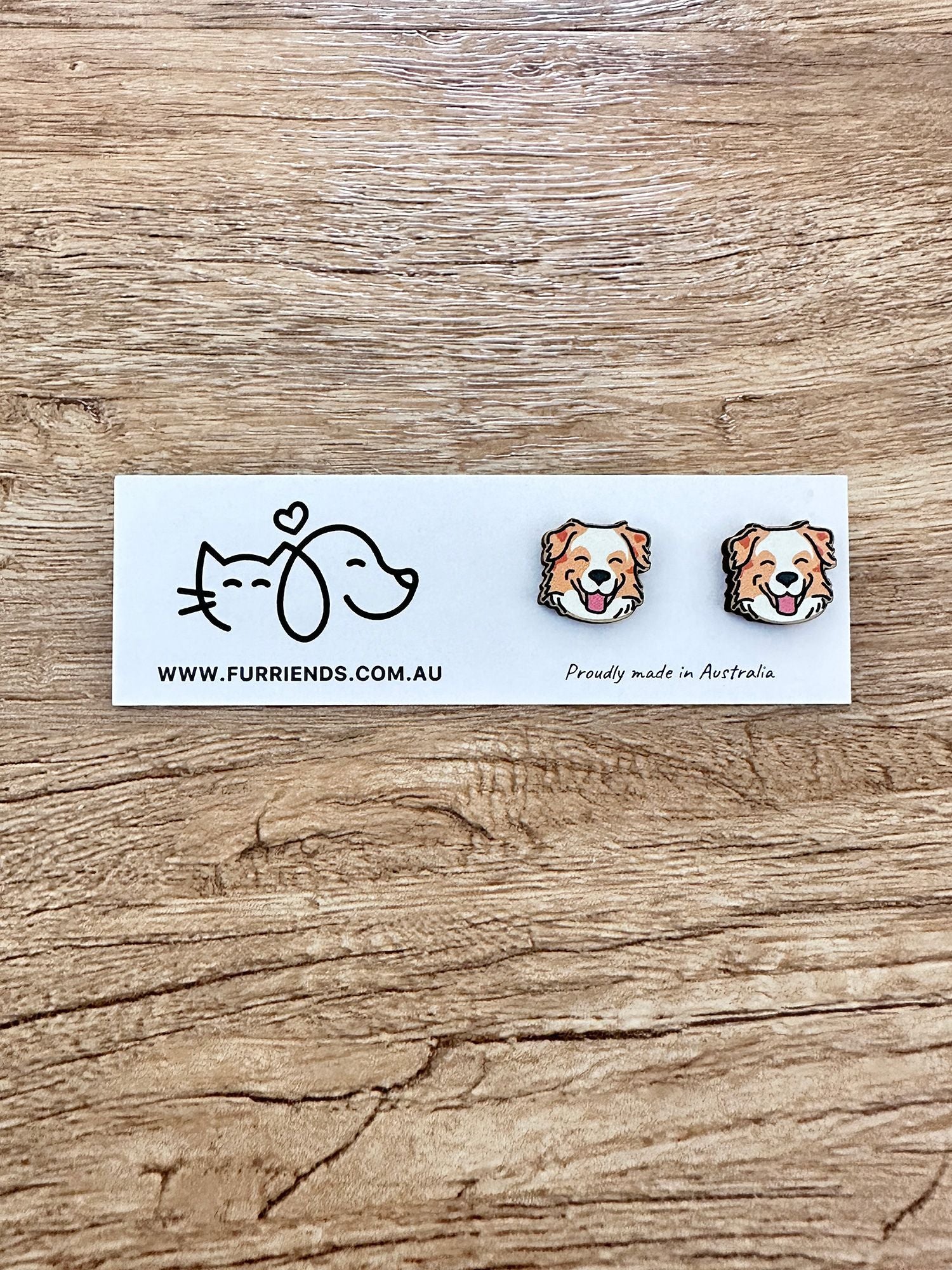 Australian Shepherd ColourPop Stud Earrings - Image 3