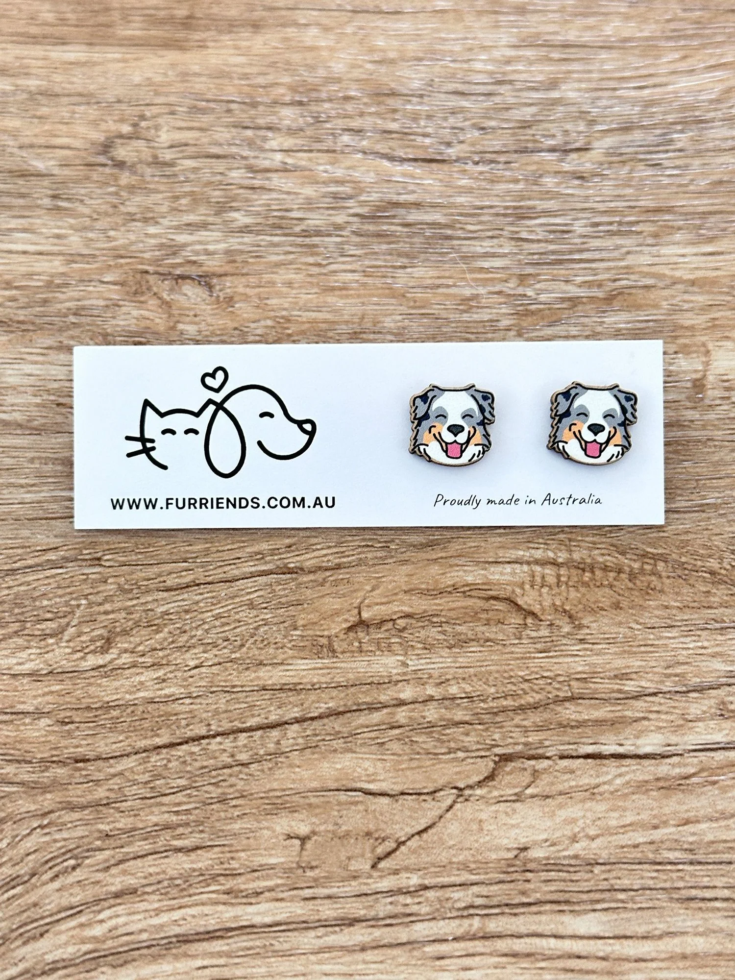 Australian Shepherd ColourPop Stud Earrings - Image 4