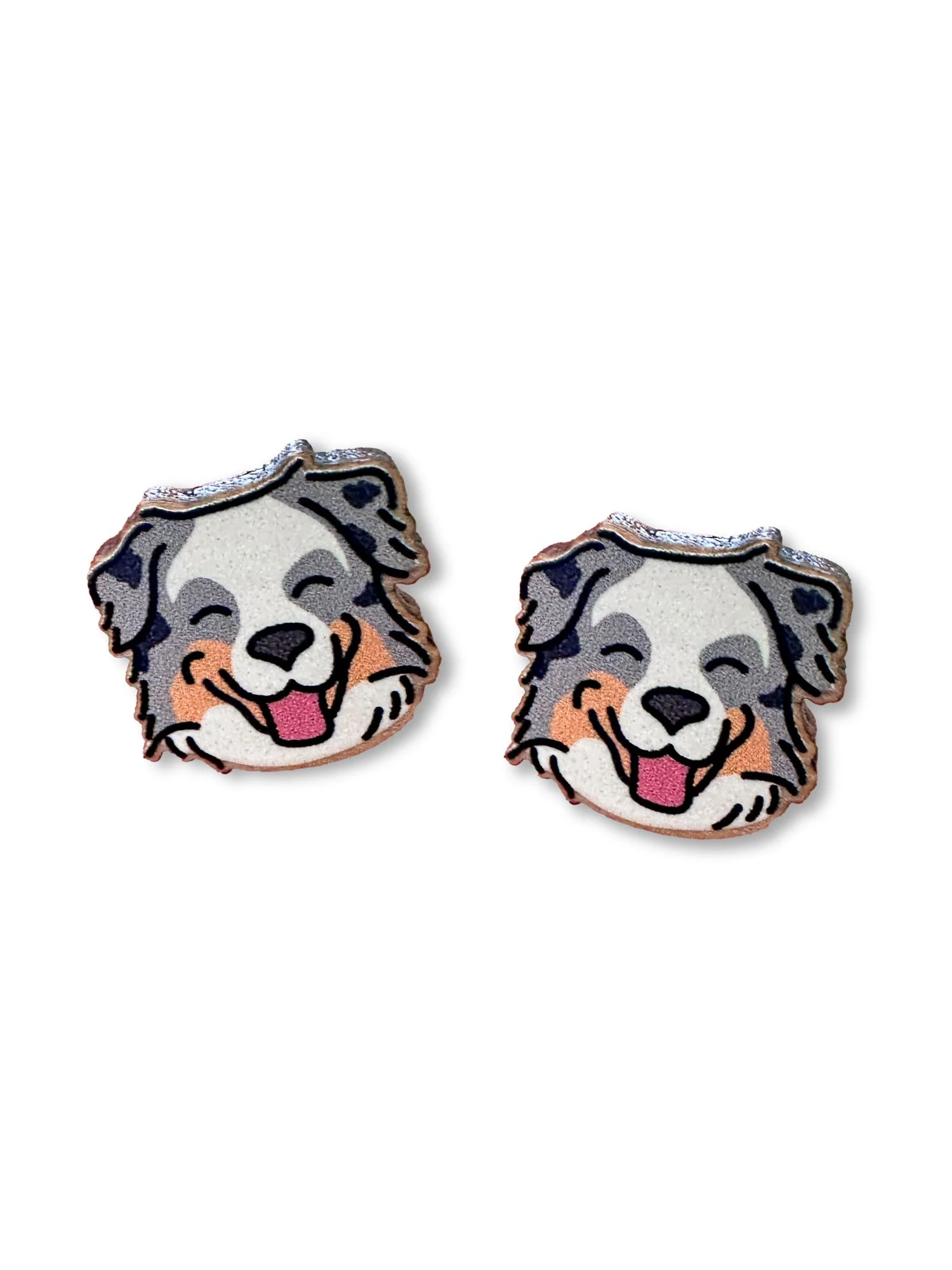 Australian Shepherd ColourPop Stud Earrings - Image 5