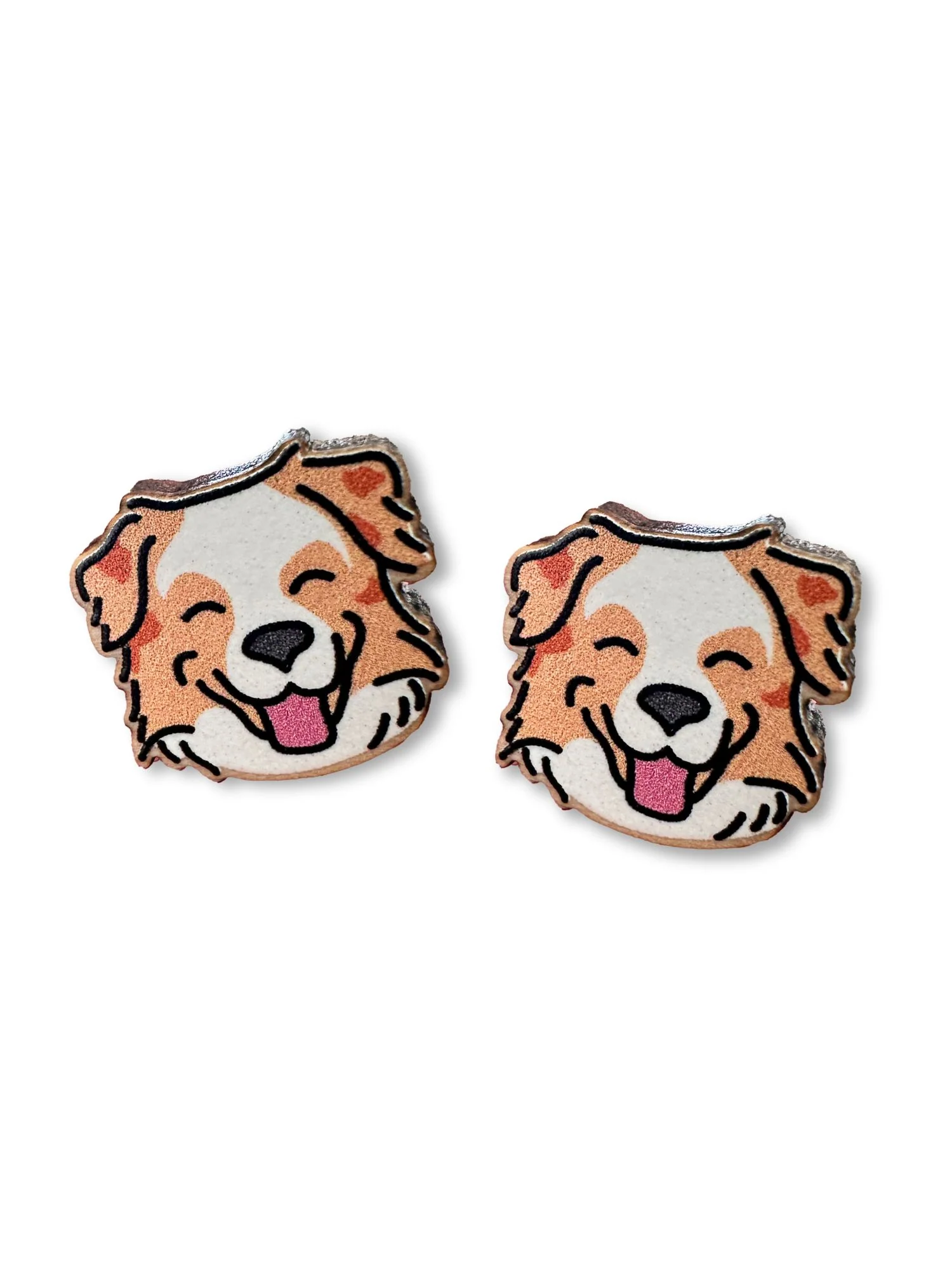 Australian Shepherd ColourPop Stud Earrings - Image 6