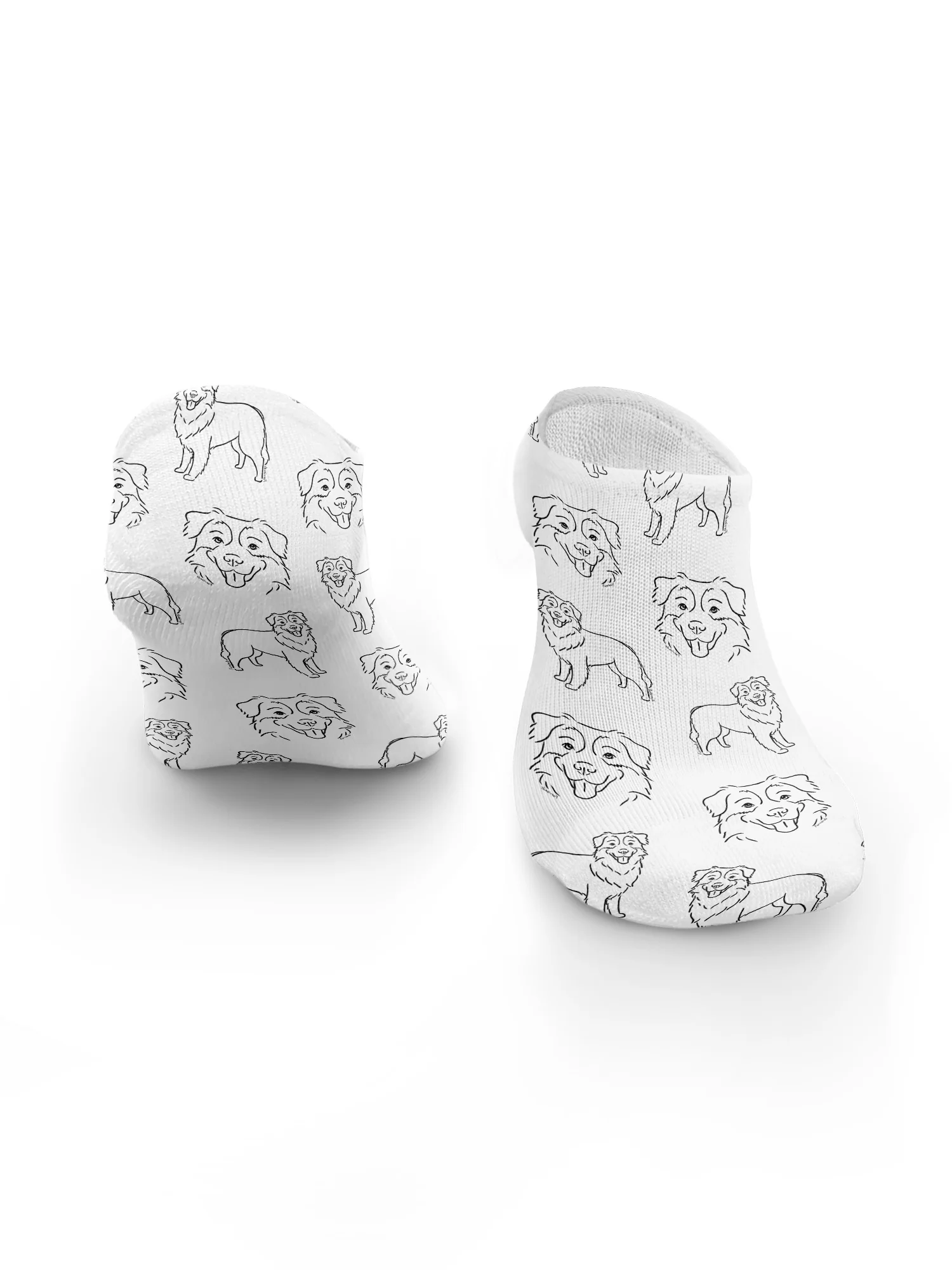 Australian Shepherd No Show Socks - Image 5