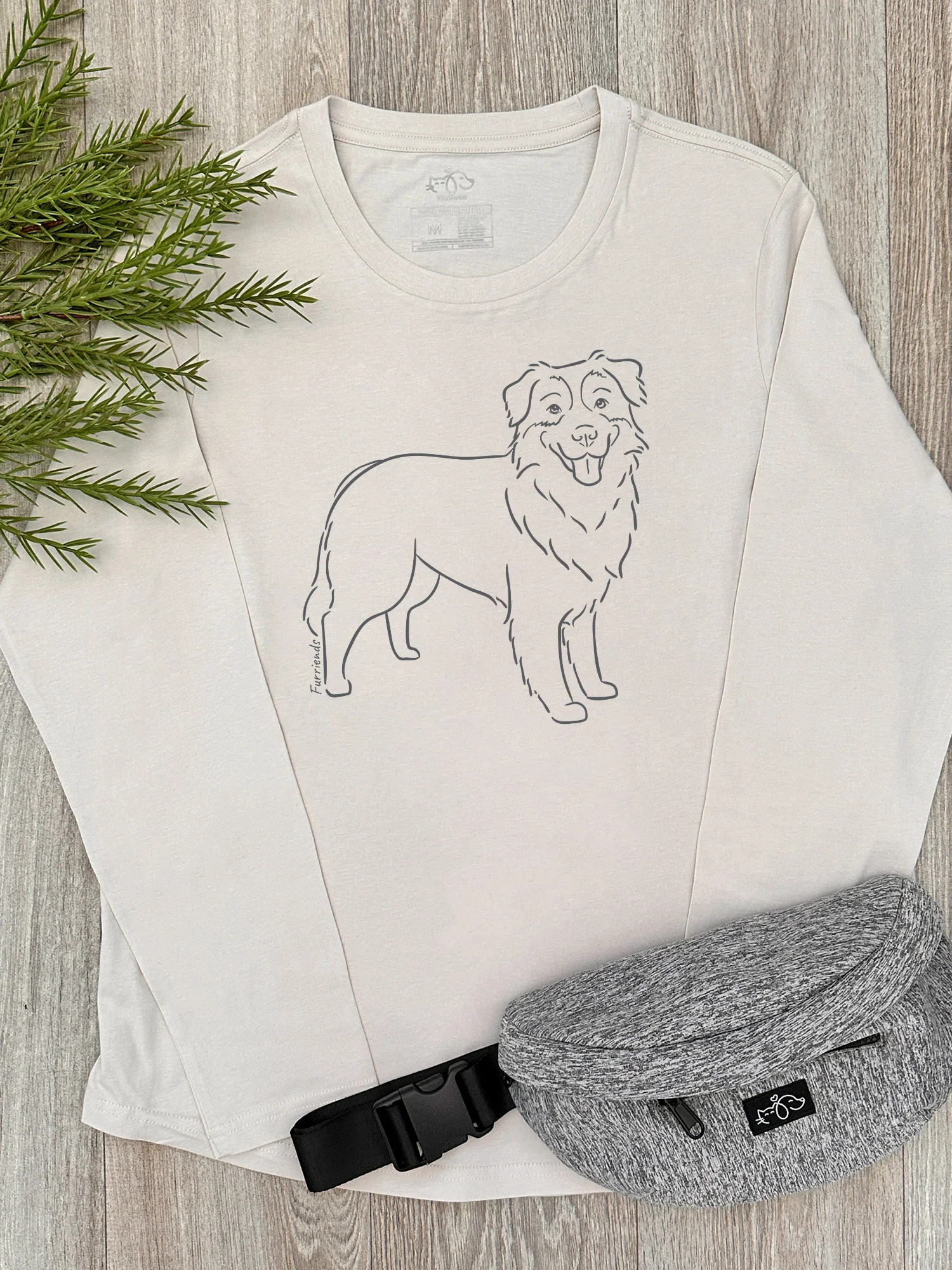 Australian Shepherd Olivia Women's Long Sleeve T-Shirt - Image 3