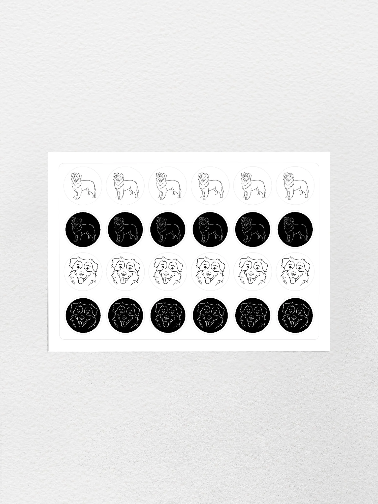 Australian Shepherd Sticker Sheet - Image 2