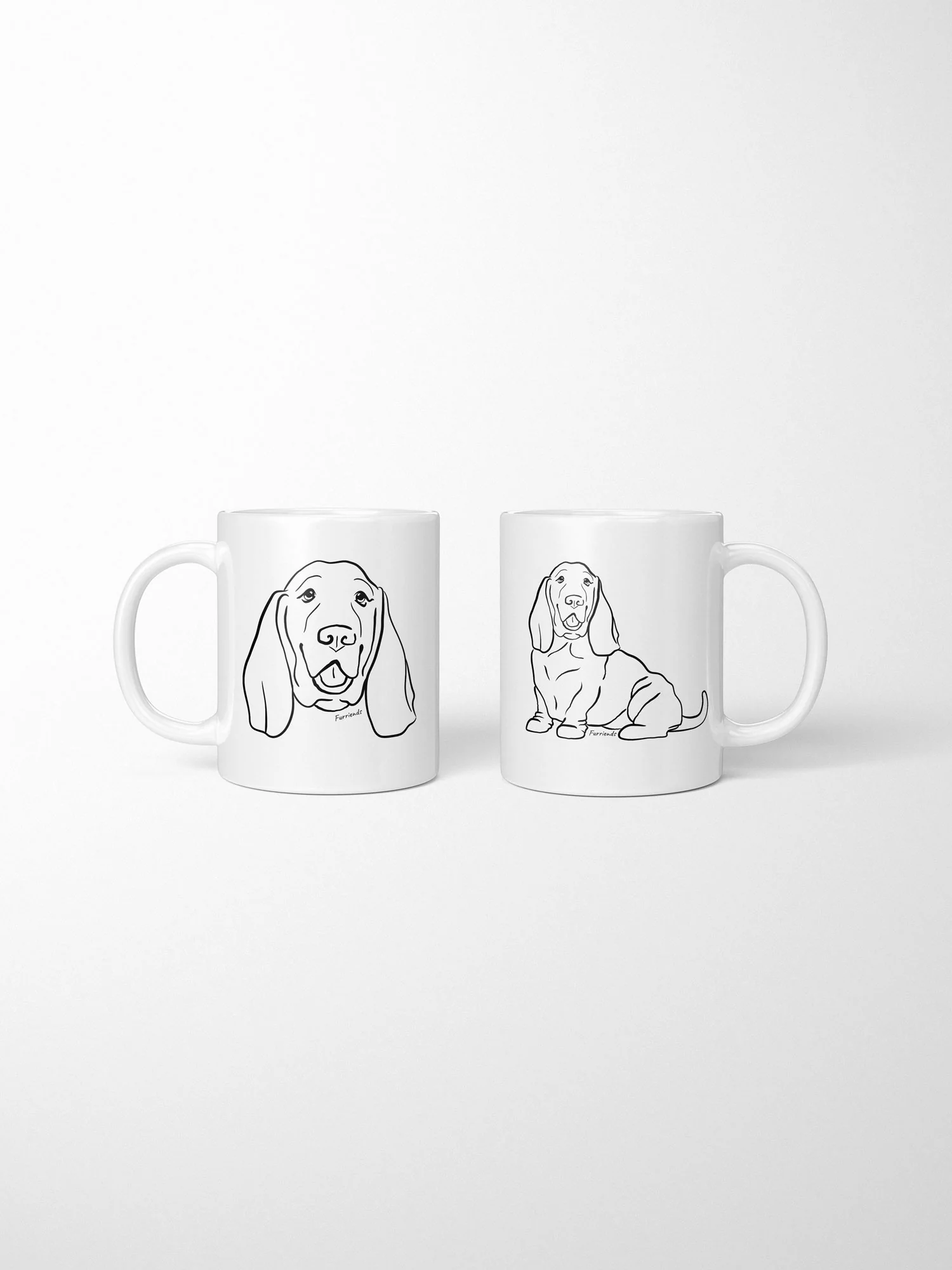 Basset Hound Ceramic Mug - Image 3