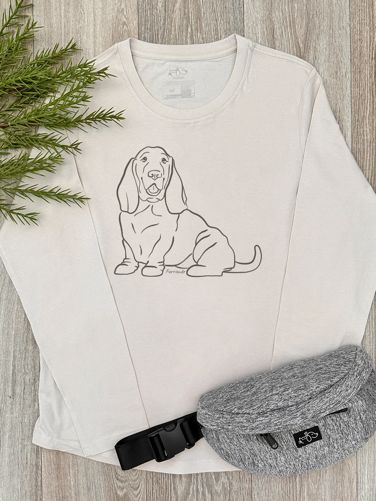 Basset Hound Olivia Women's Long Sleeve T-Shirt - Image 3