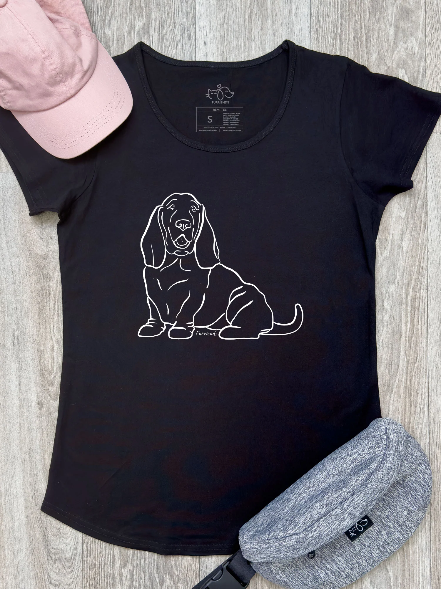 Basset Hound Remi Women's Scoop Neck T-Shirt - Image 2