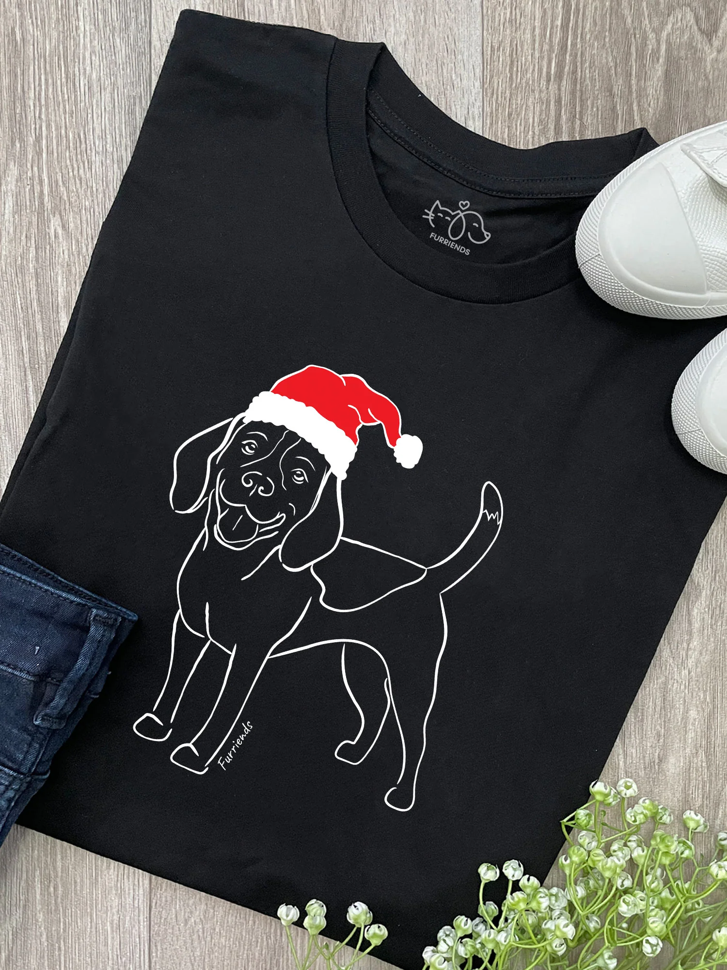 Beagle Christmas Edition Ava Women's Regular Fit Tee - Image 2